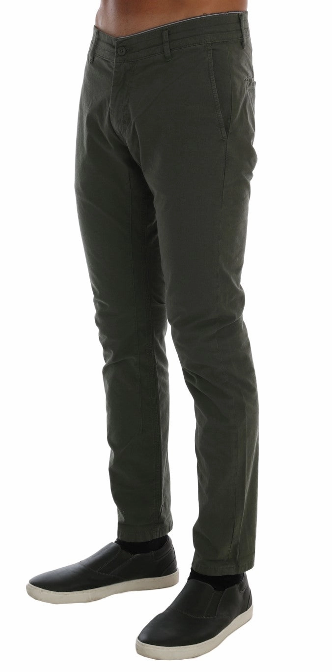 Daniele Alessandrini Elegant Slim Fit  Men's Chinos