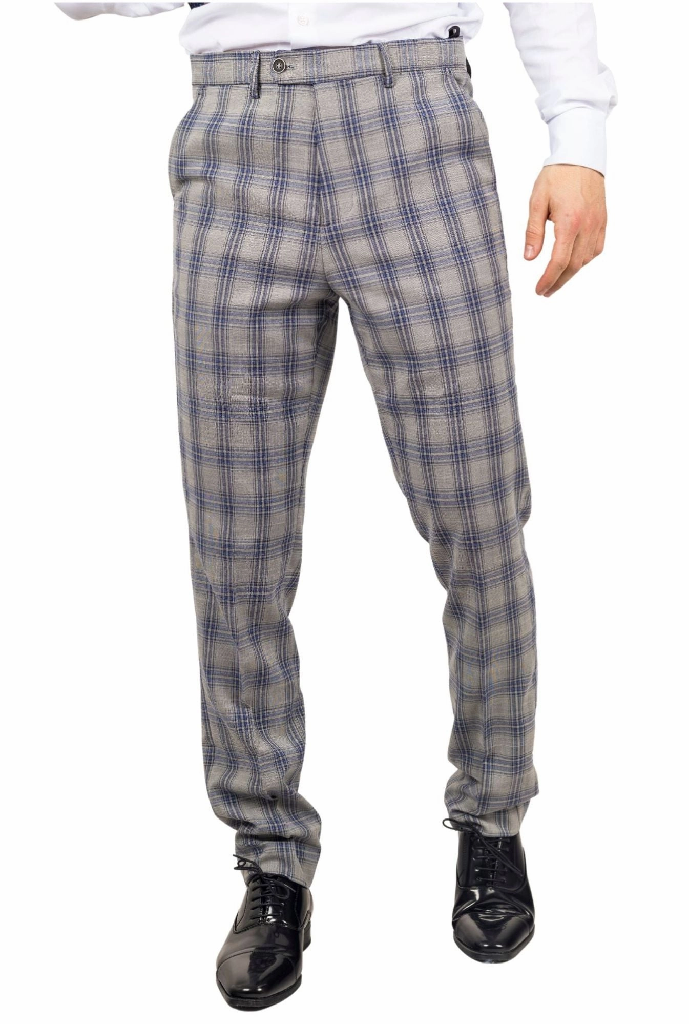Darby Knight Checked Trousers