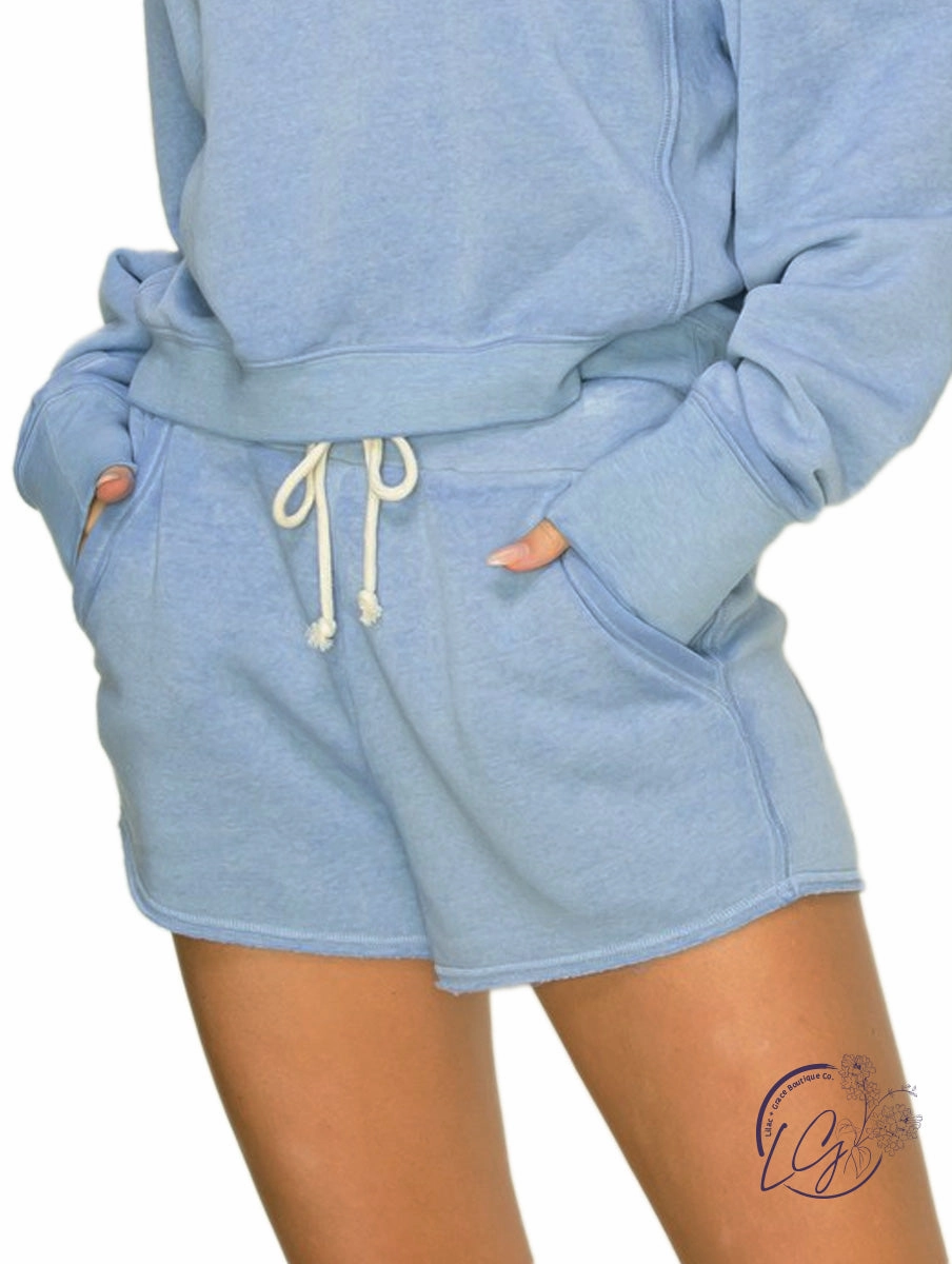 Day Of Rest Drawstring Lounge Shorts