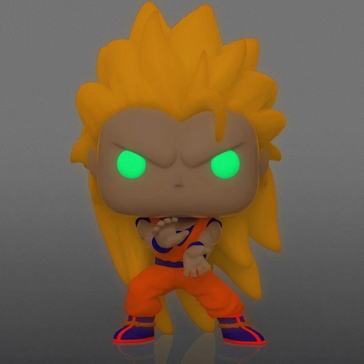 DBZ Goku SS3 (Glow in the Dark) Pop! Vinyl and Tee Set