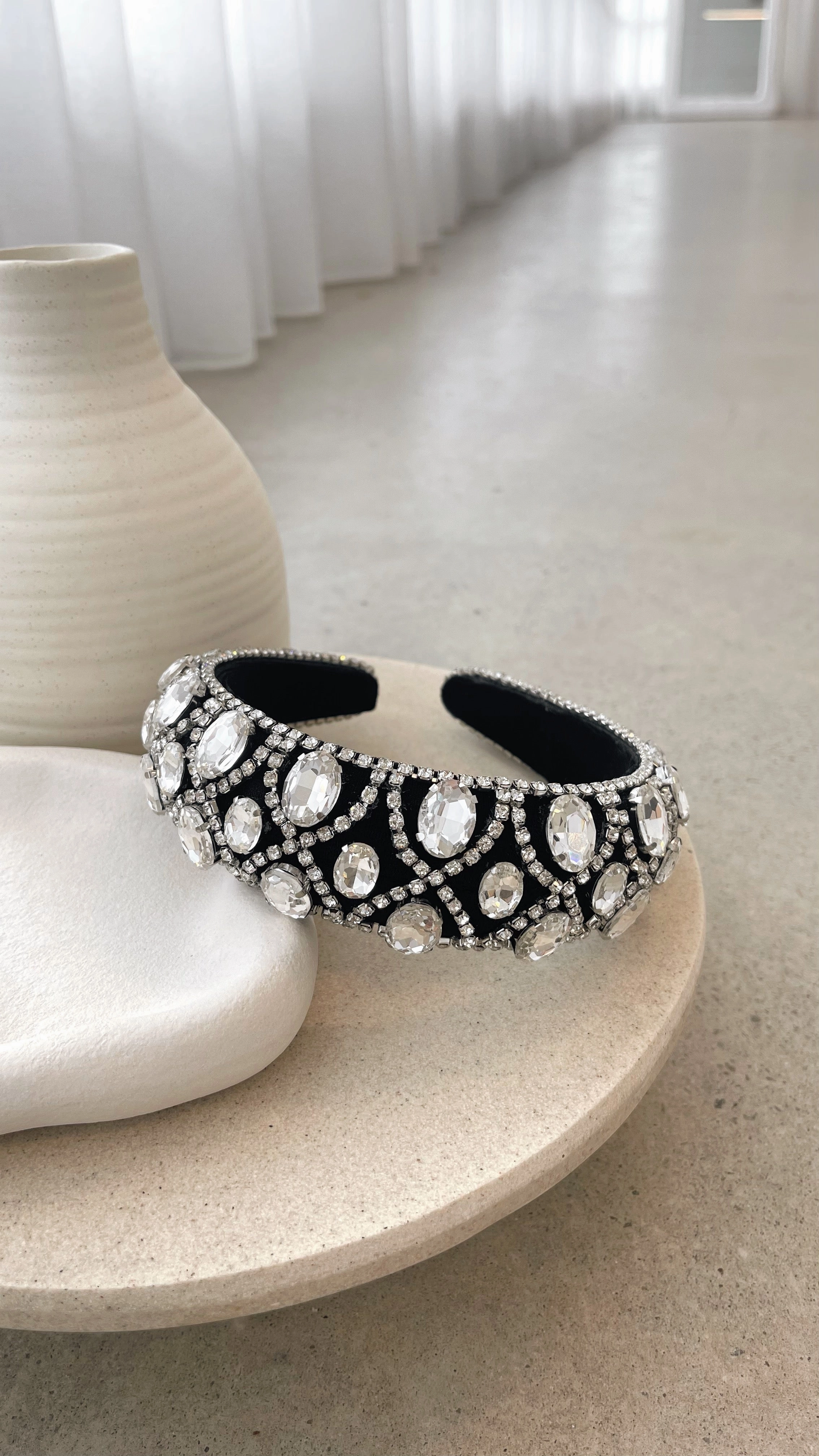 Deka Headband - Black/Silver
