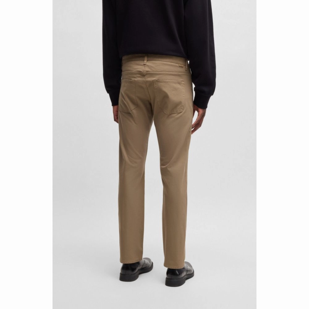 Delaware slim-fit trousers in performance-stretch fabric