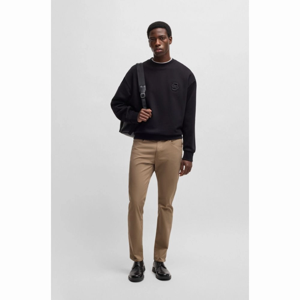 Delaware slim-fit trousers in performance-stretch fabric