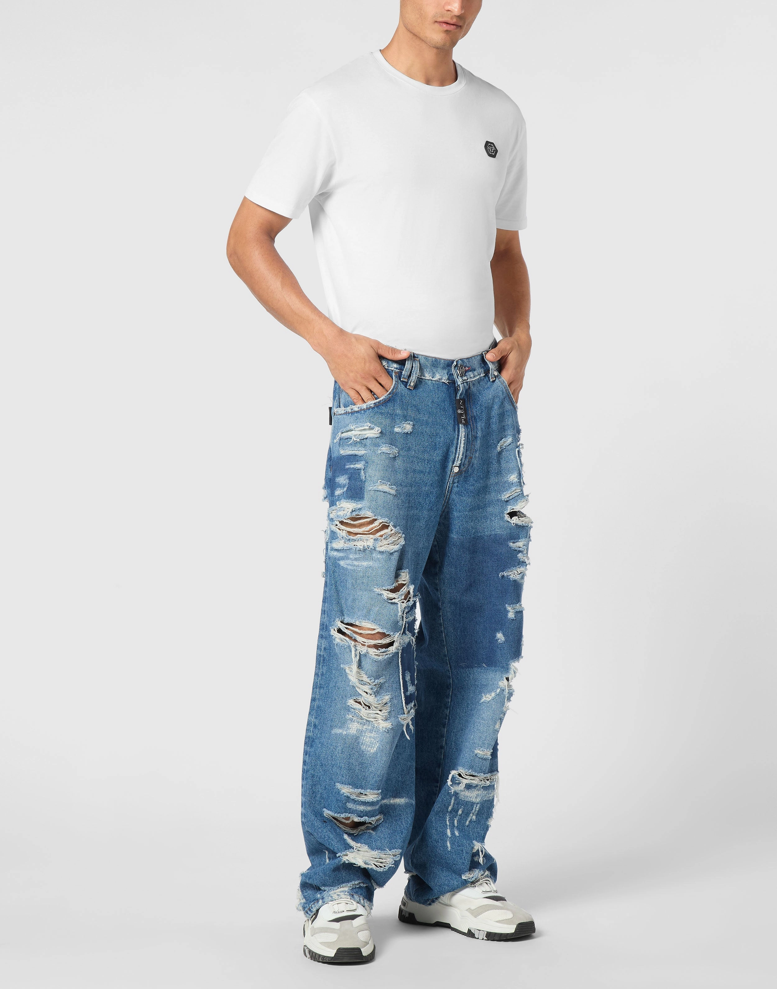 Denim Beach Boy Fit Trousers