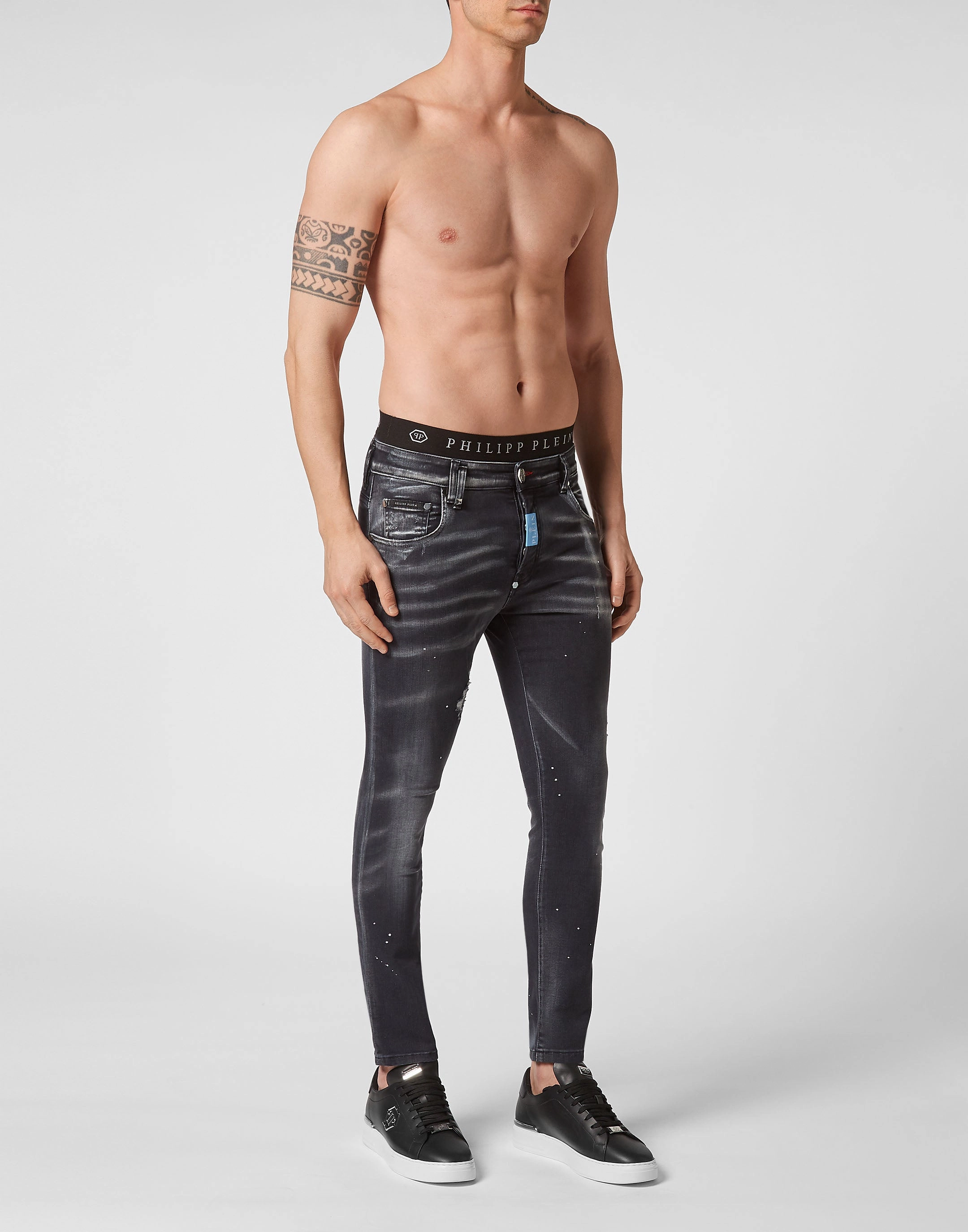 Denim Trousers Skinny Fit Hexagon
