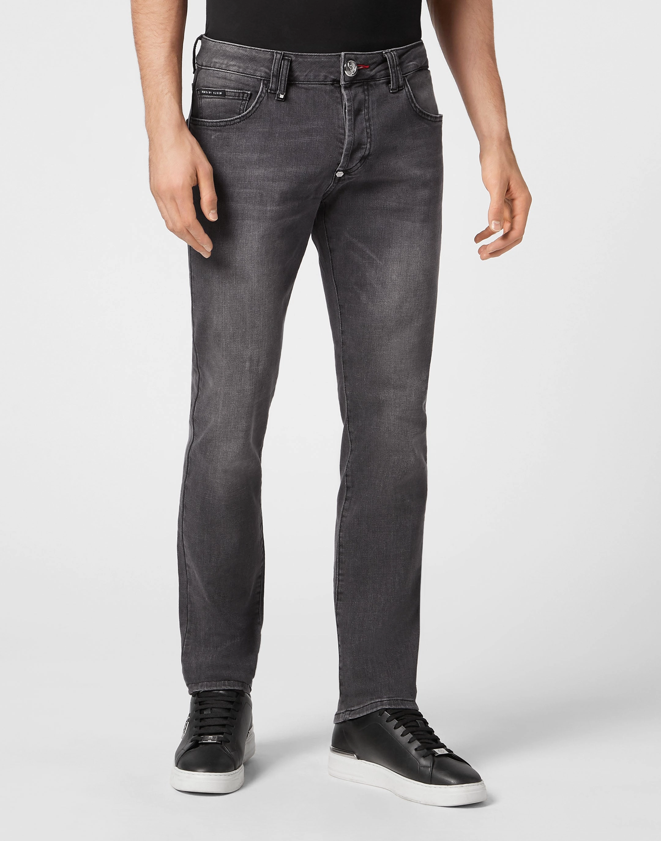 Denim Trousers Straight Cut Supreme Iconic Plein Basic