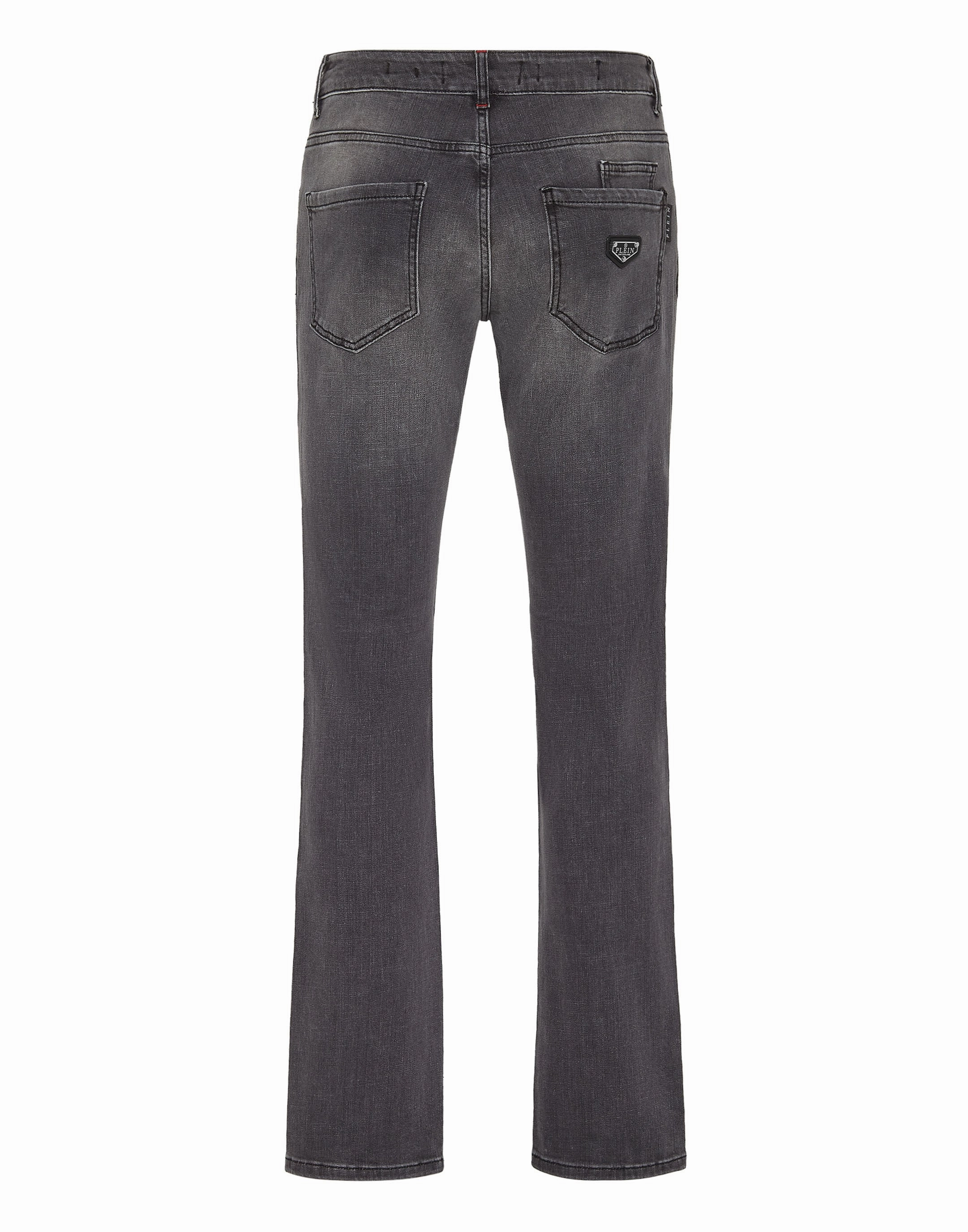 Denim Trousers Straight Cut Supreme Iconic Plein Basic