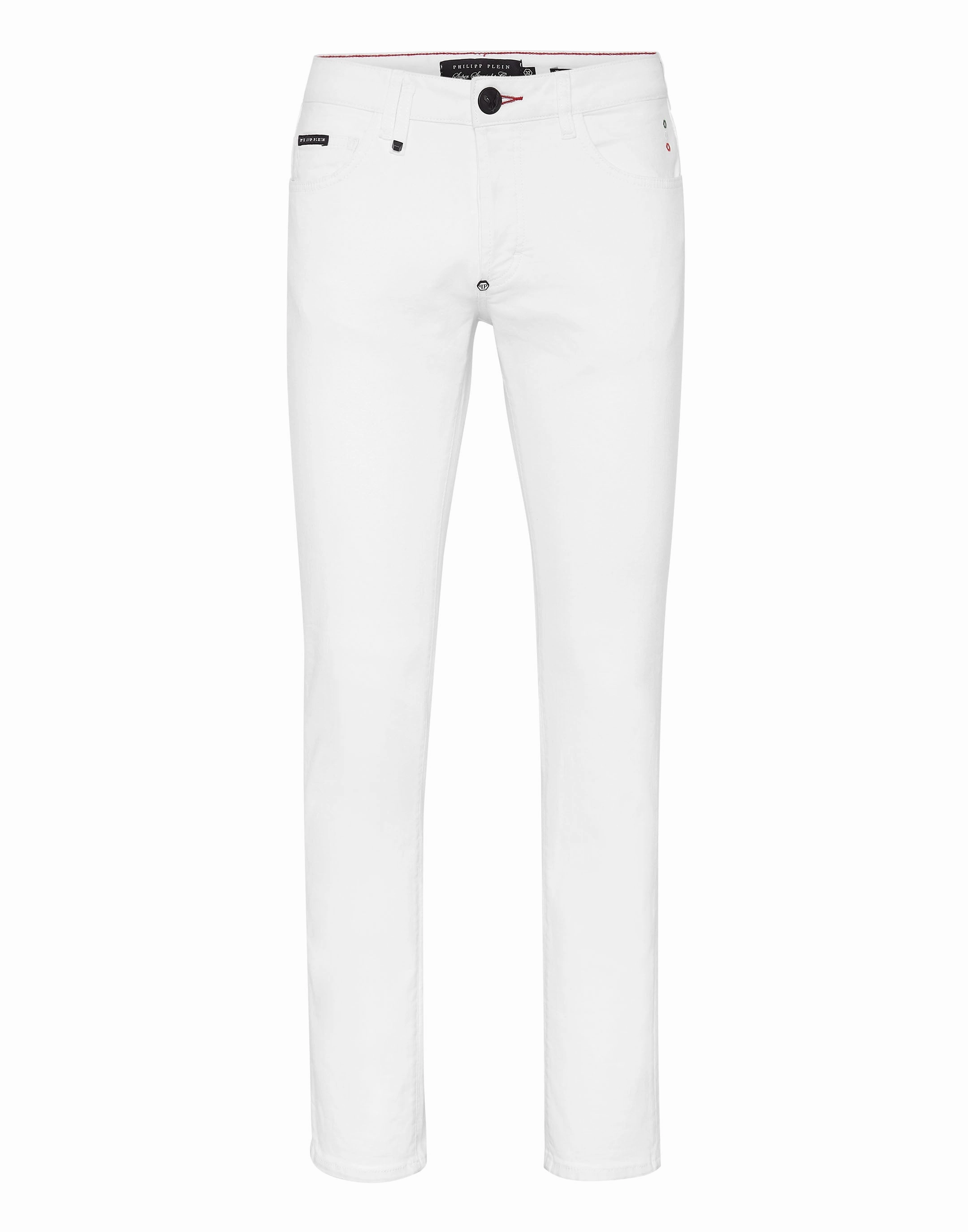 Denim Trousers Super Straight Cut Iconic Plein