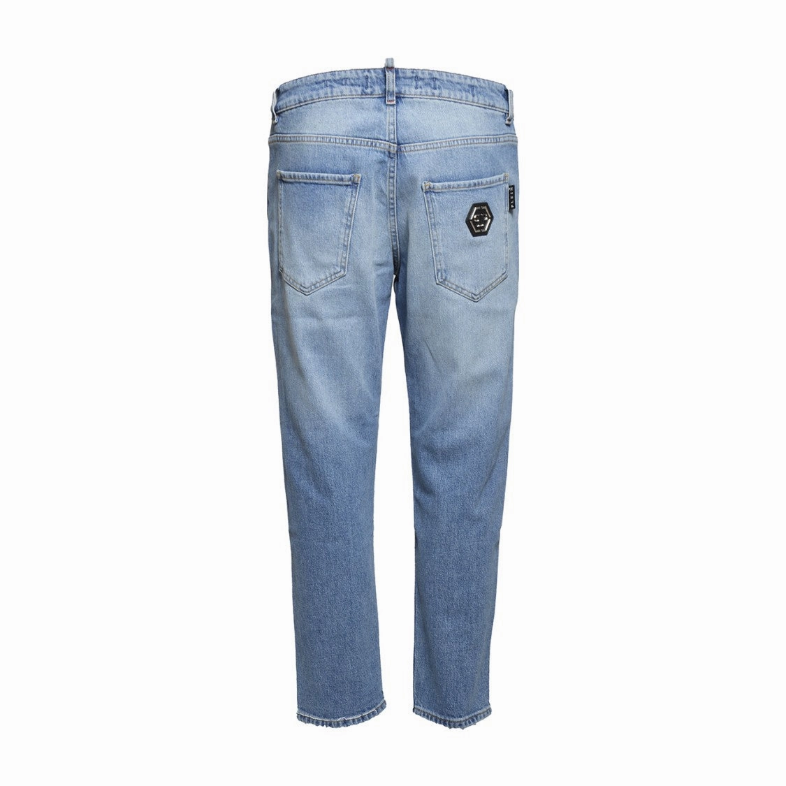 Detroit Fit Straight Jeans In Blue Denim