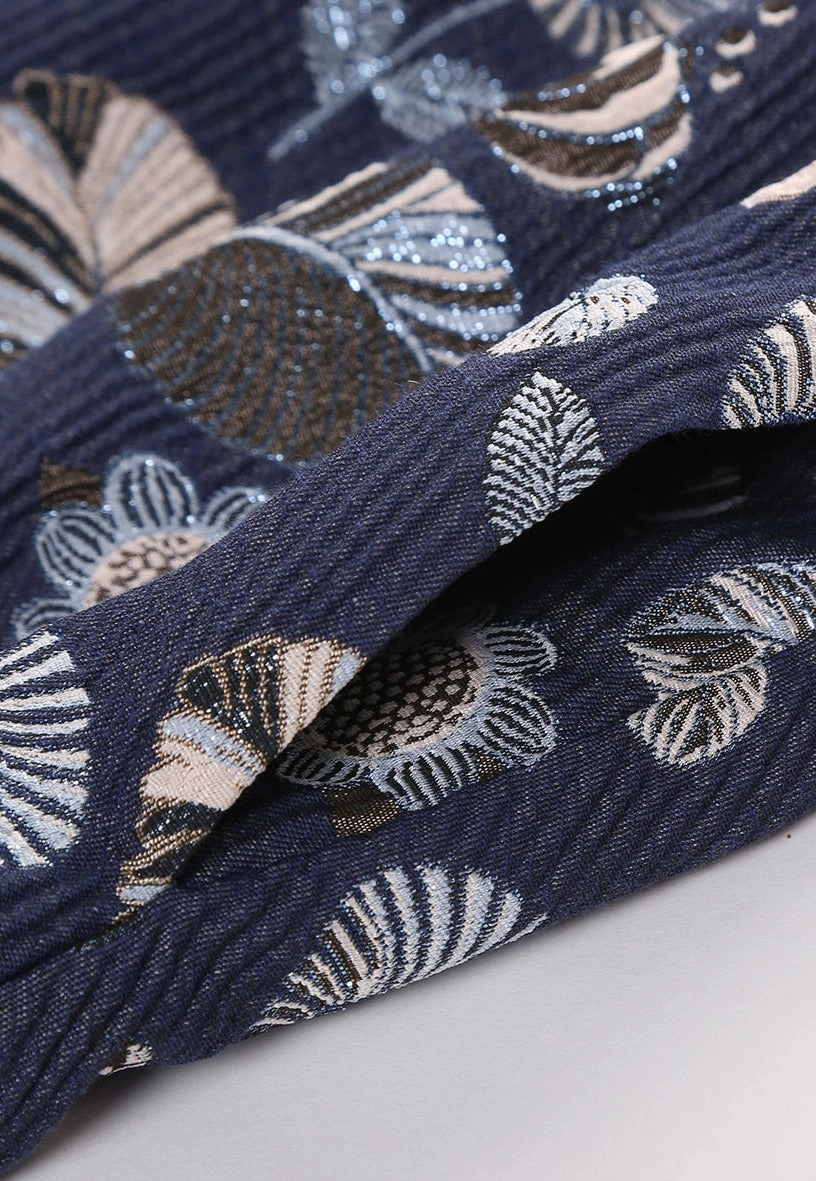 Diane Floral Embroidered Sleeveless Cocktail Dress