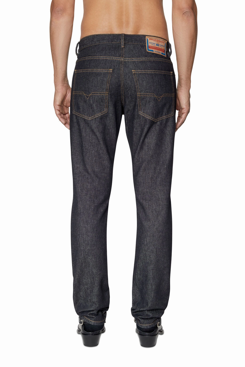 Diesel D-Sark Slim Fit Straight Leg Black Denim Jeans