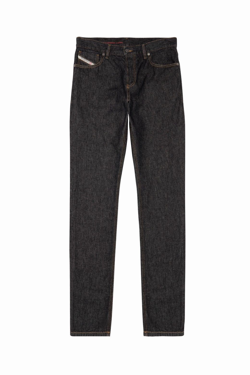 Diesel D-Sark Slim Fit Straight Leg Black Denim Jeans