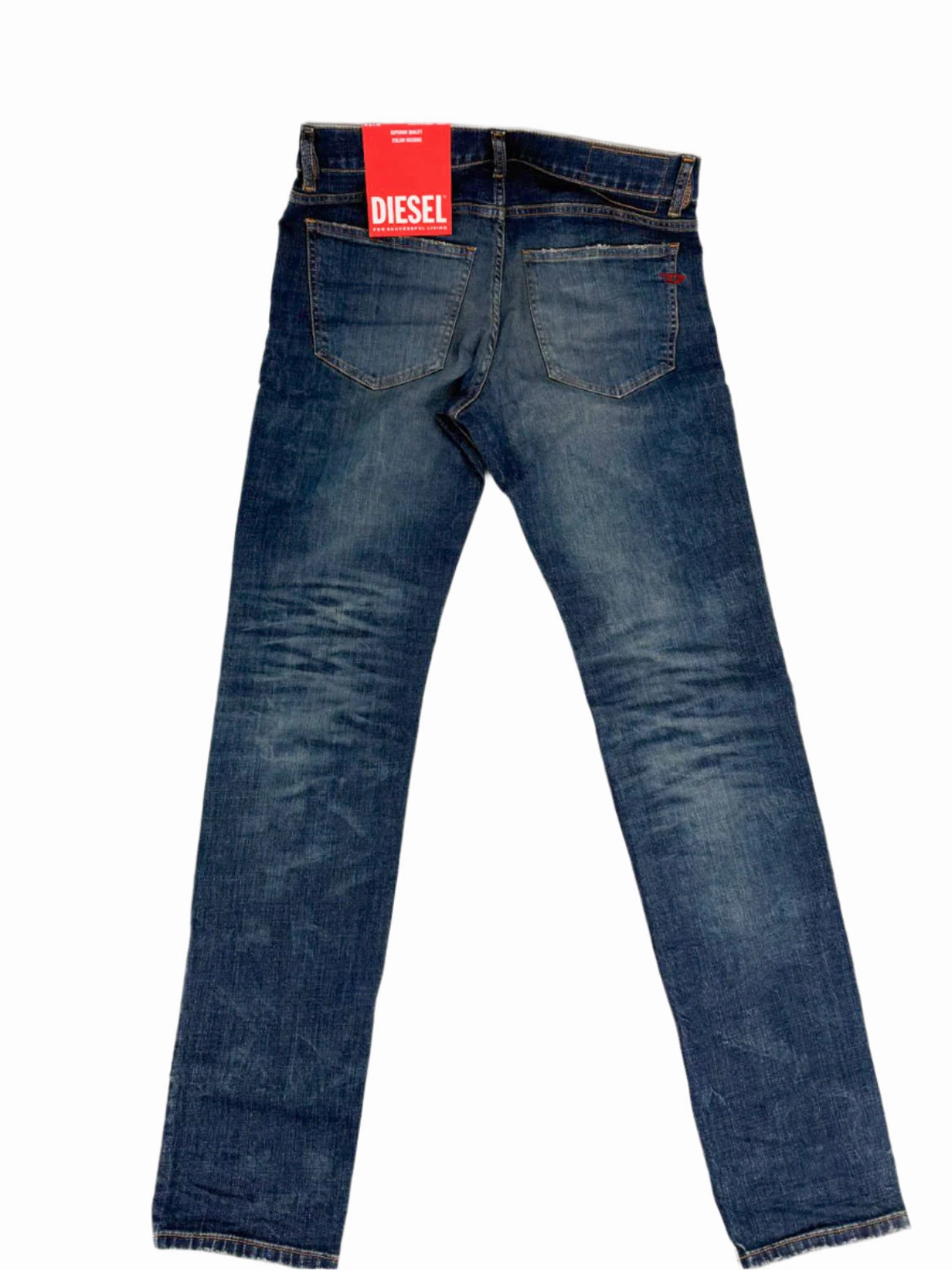Diesel D-Strukt Blue Slim-Fit Stretch Jeans Denim