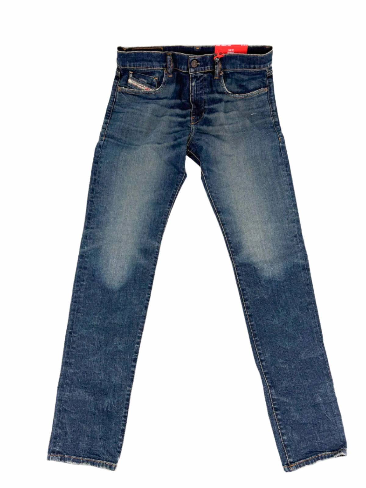 Diesel D-Strukt Blue Slim-Fit Stretch Jeans Denim