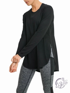 Different Times Long Sleeve with Side Slits affordable athletic pants for men
