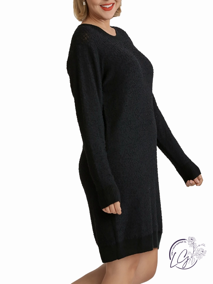 Dinner Plans Sweater Dress