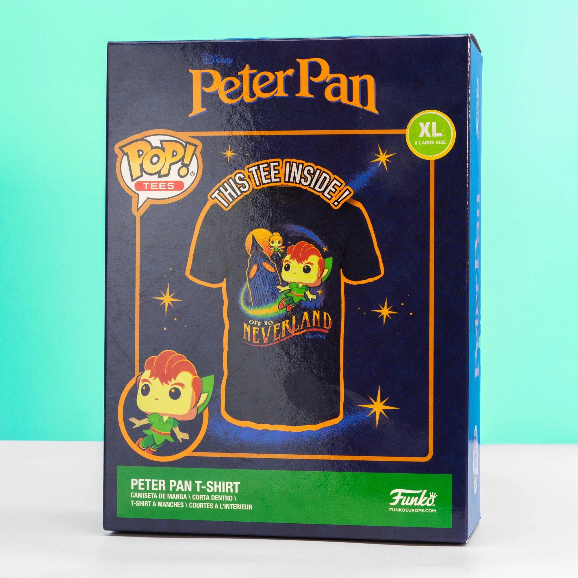 Disney Peter Pan off to Neverland Funko Boxed Tee