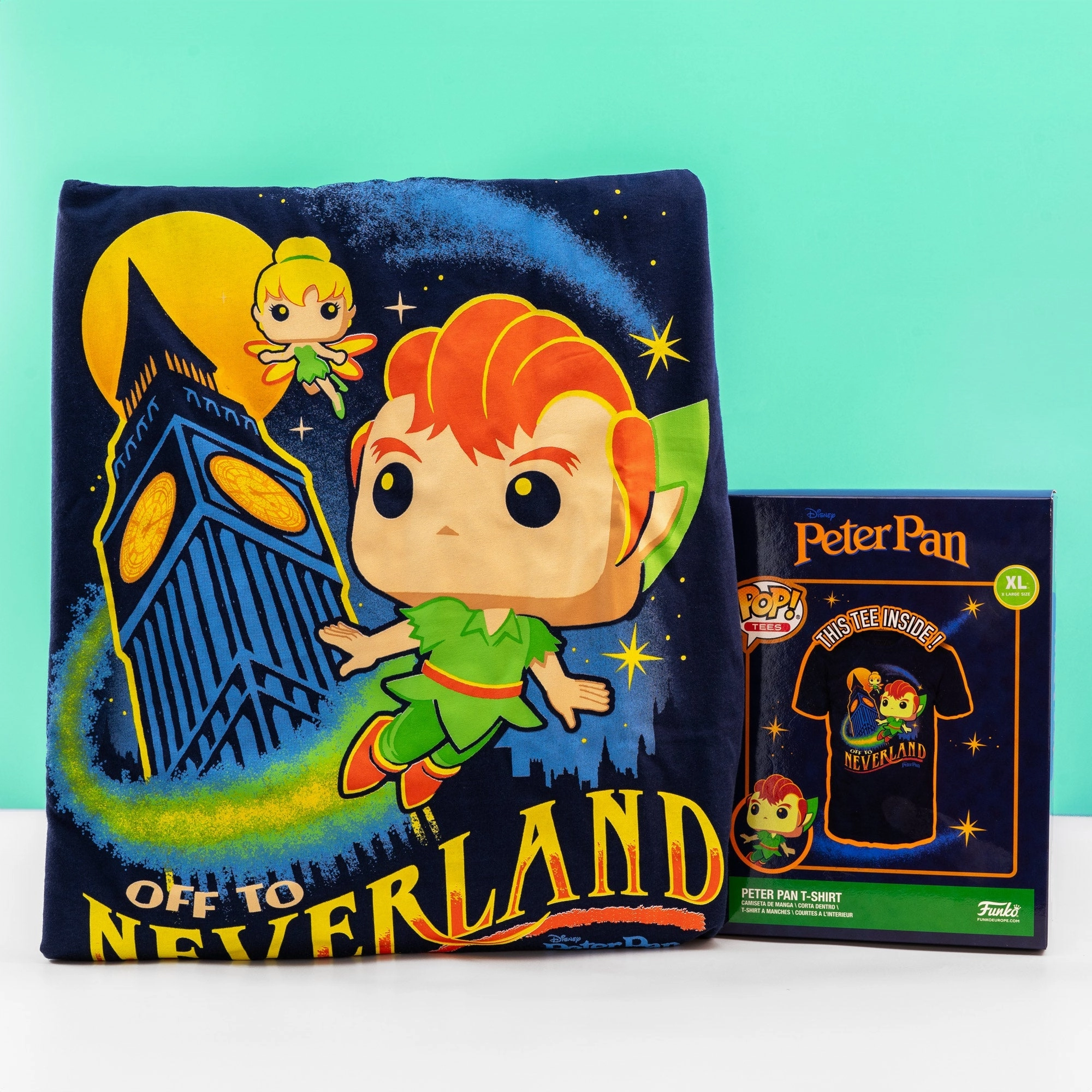 Disney Peter Pan off to Neverland Funko Boxed Tee