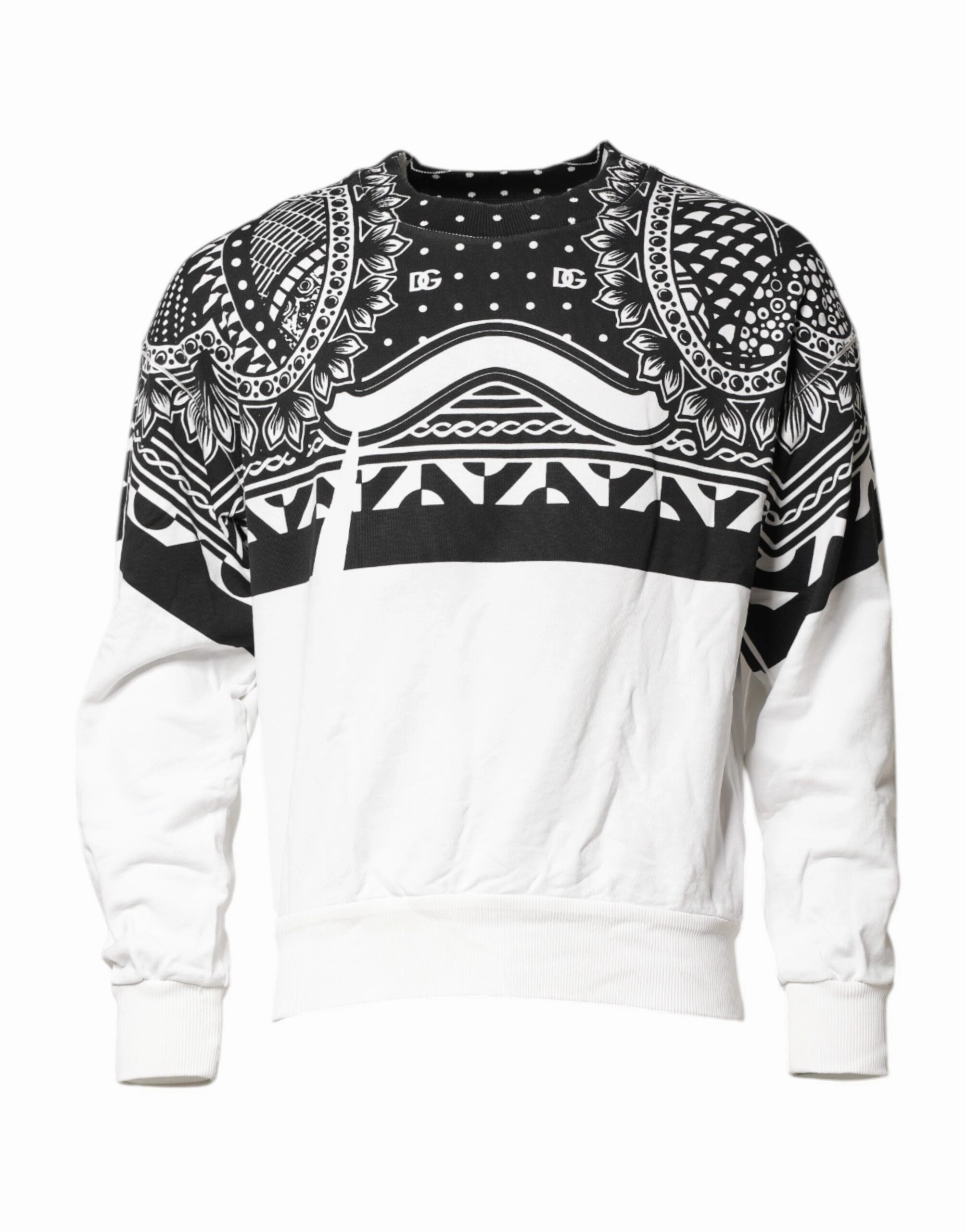 Dolce & Gabbana  Bandana Cotton Men Sweatshirt Men's Sweater