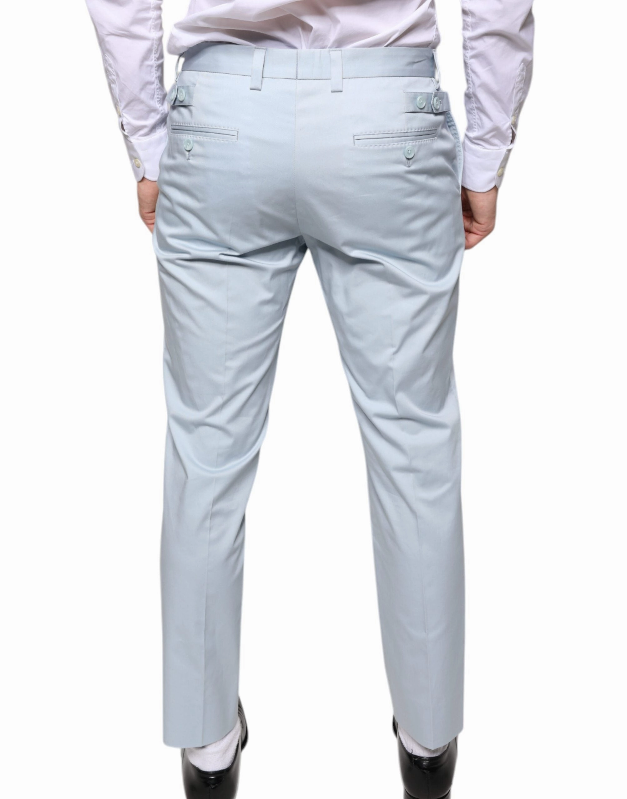 Dolce & Gabbana blue Cotton Dress Men's Pants