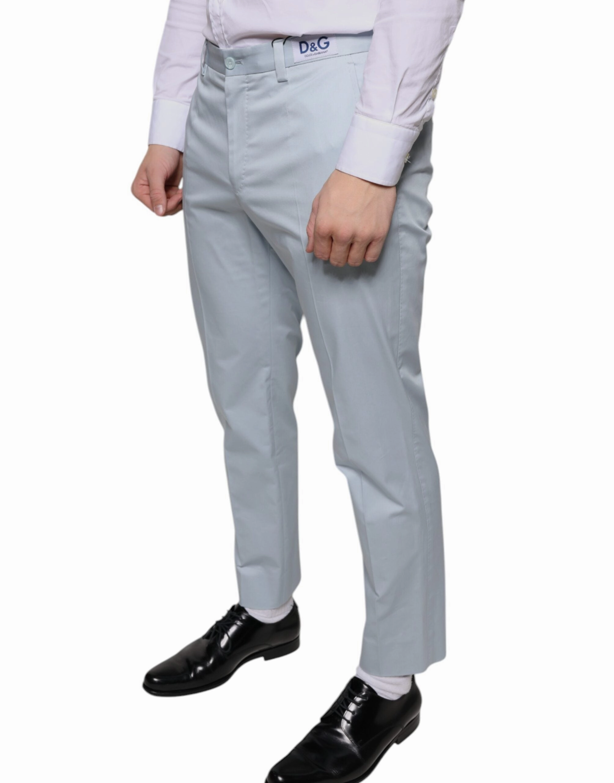 Dolce & Gabbana blue Cotton Dress Men's Pants