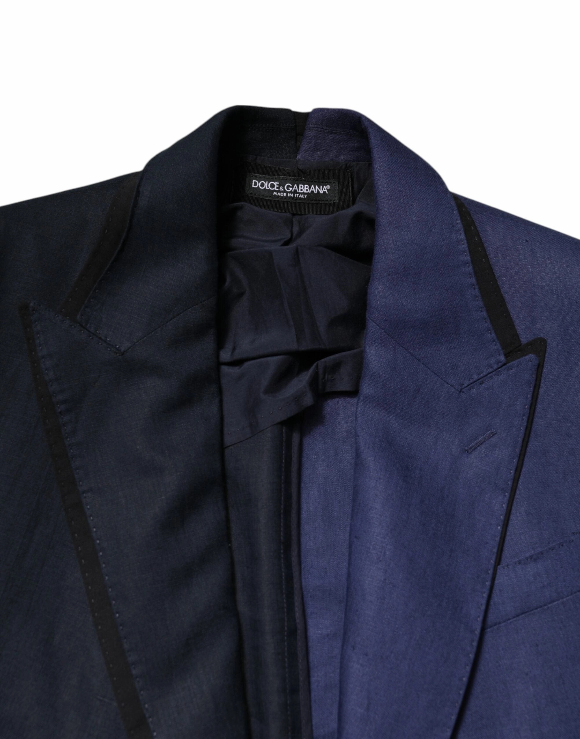 Dolce & Gabbana blue Double Breasted Suit Coat Men's Blazer