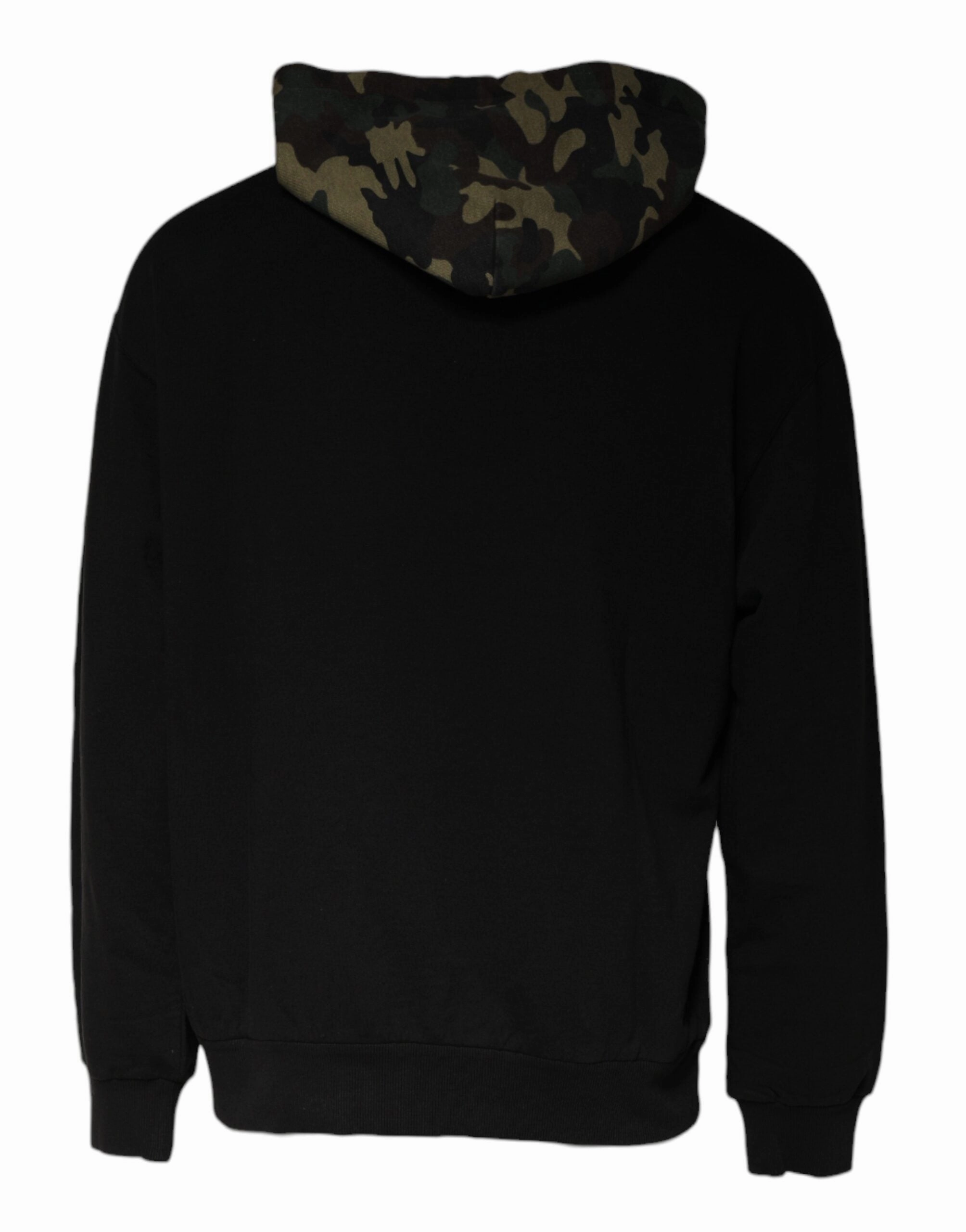Dolce & Gabbana Camouflage Hooded Sweatshirt Men's Sweater