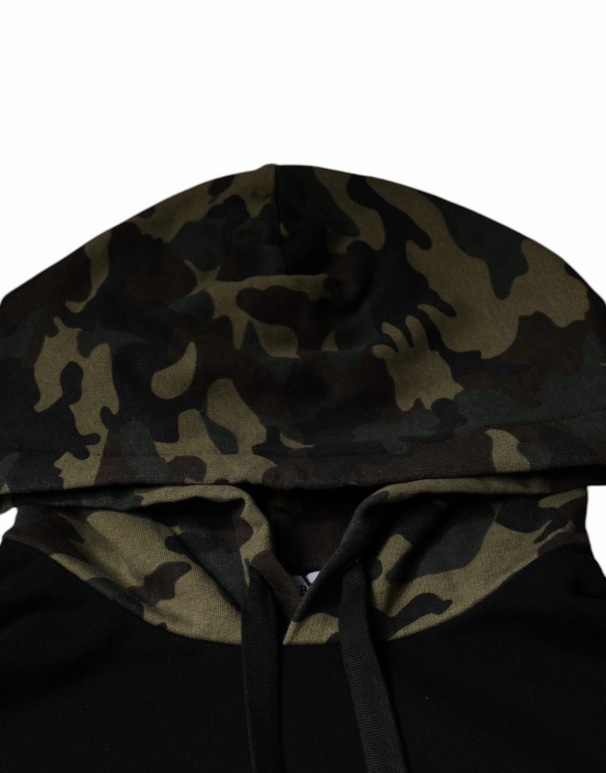 Dolce & Gabbana Camouflage Hooded Sweatshirt Men's Sweater