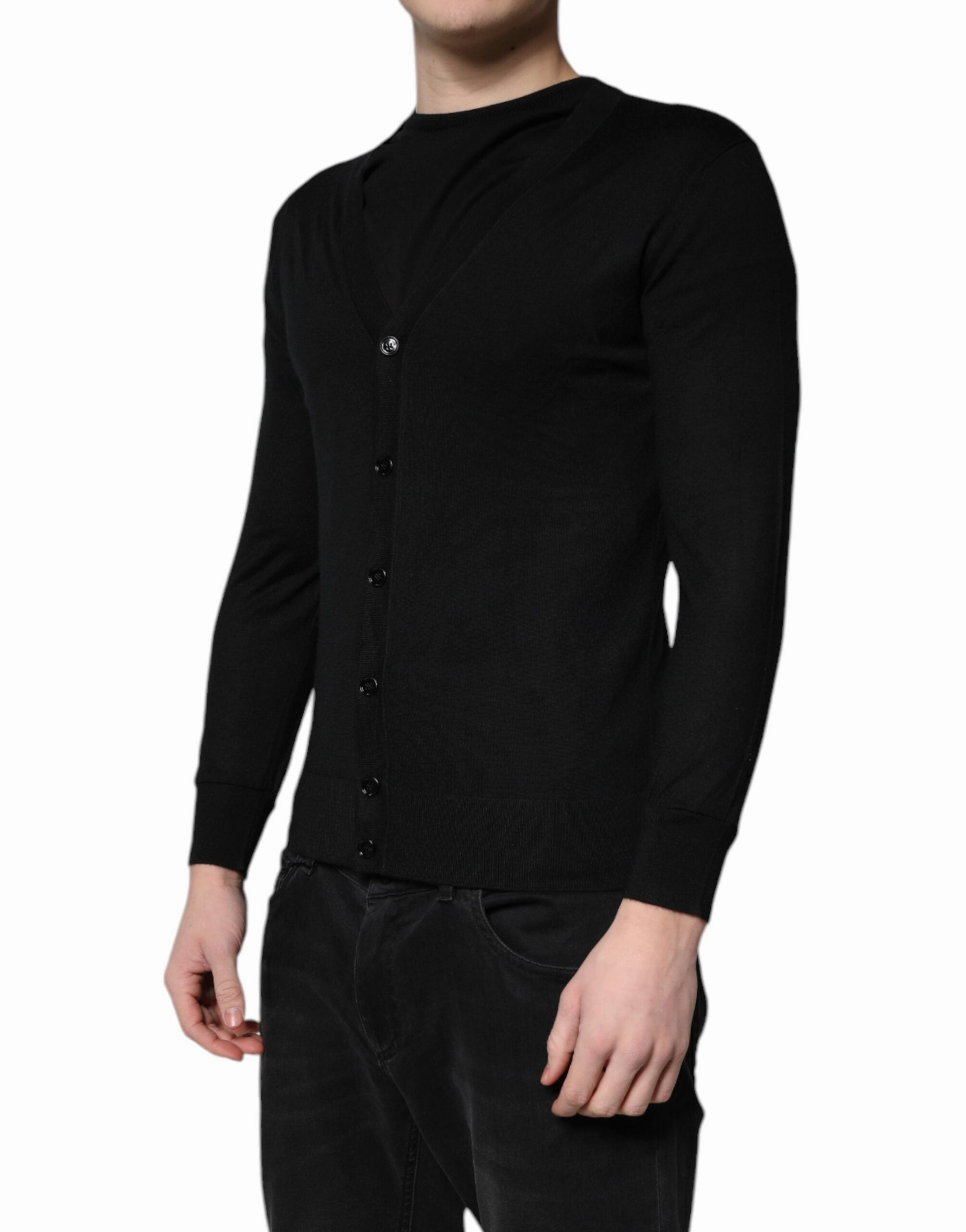 Dolce & Gabbana Cashmere Button Down Cardigan Men's Sweater