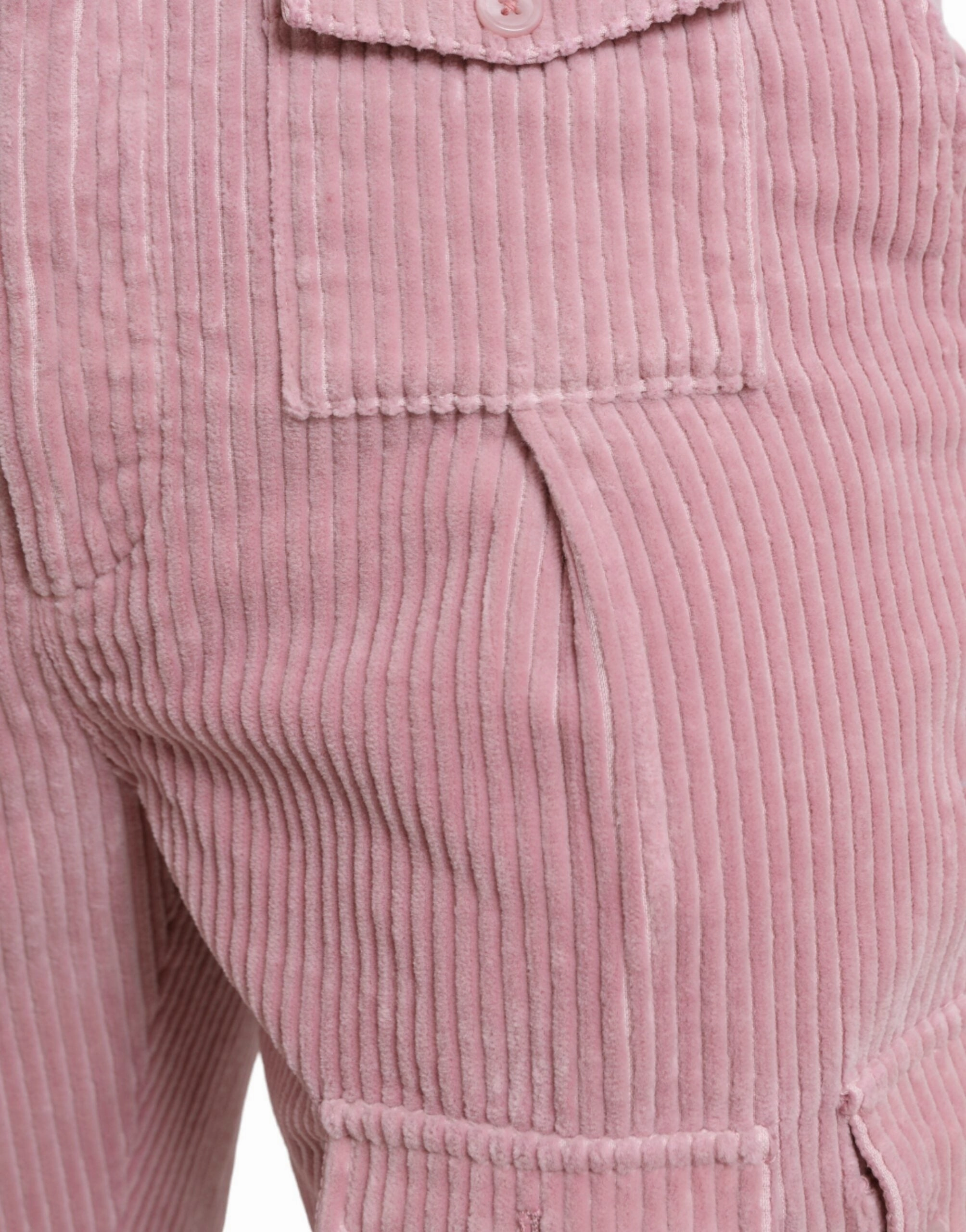 Dolce & Gabbana Corduroy Cotton Stretch Skinny Cargo Men's Jeans