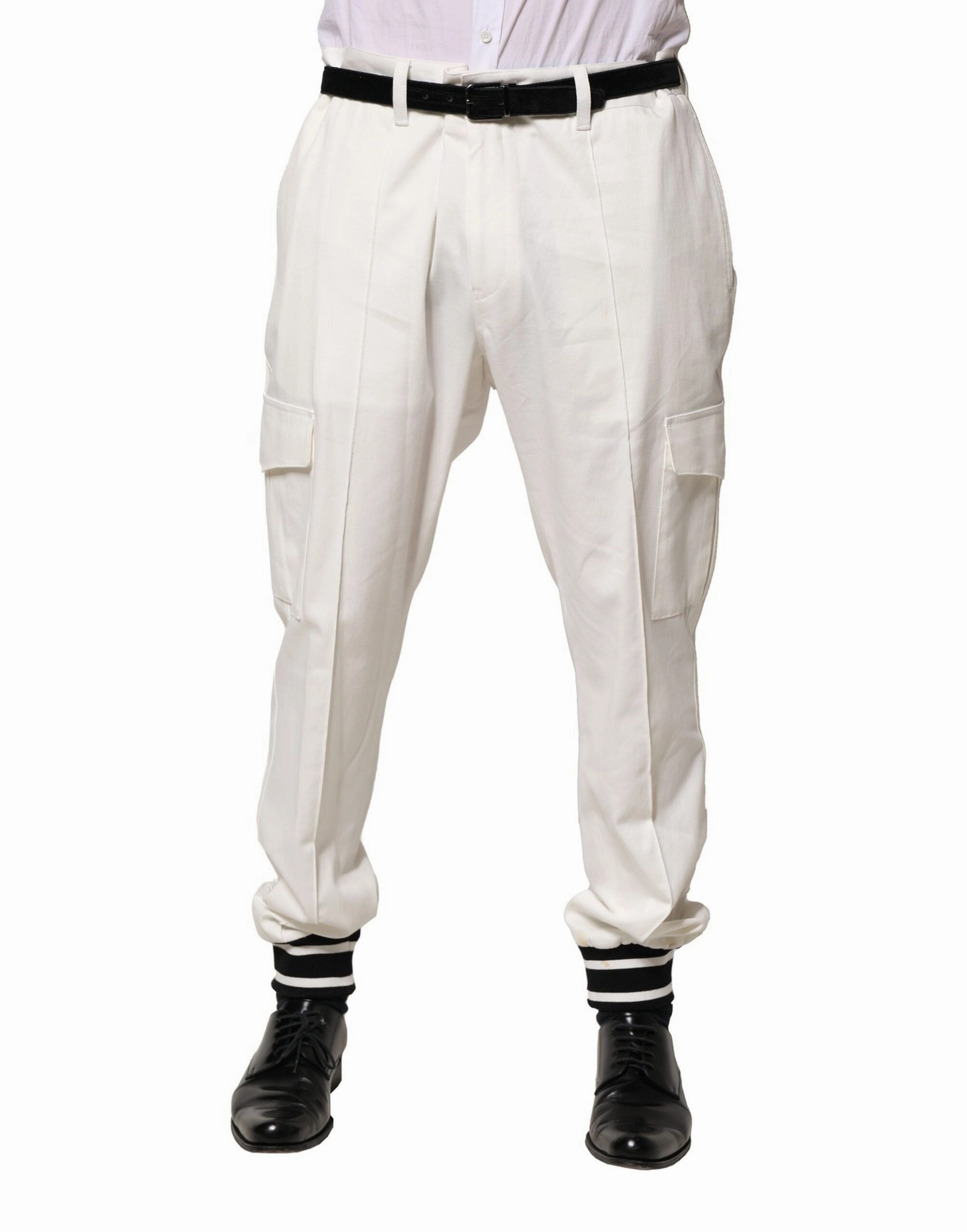 Dolce & Gabbana Cotton Cargo Jogger Men Men's Pants (Pre-Owned)