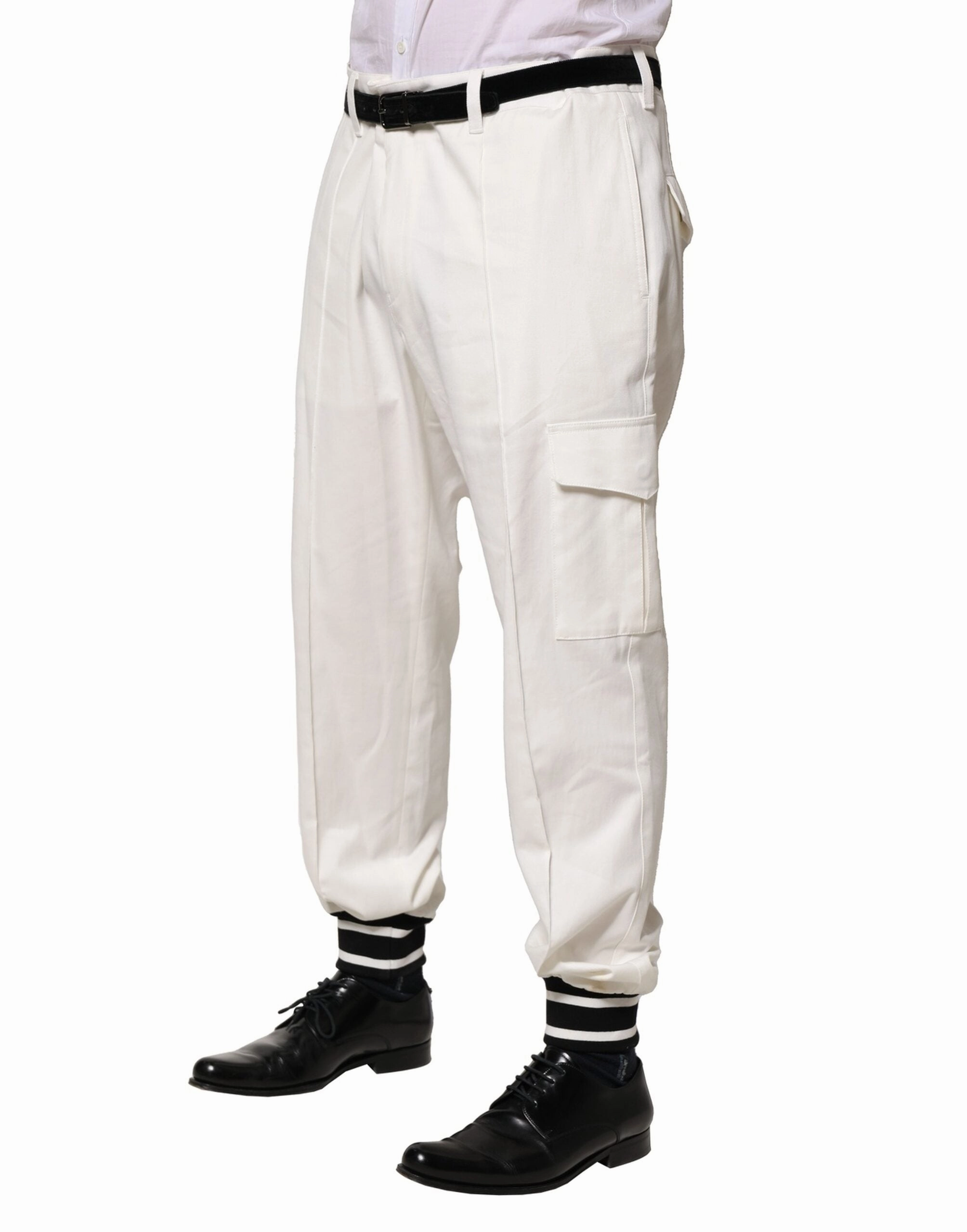 Dolce & Gabbana Cotton Cargo Jogger Men Men's Pants (Pre-Owned)