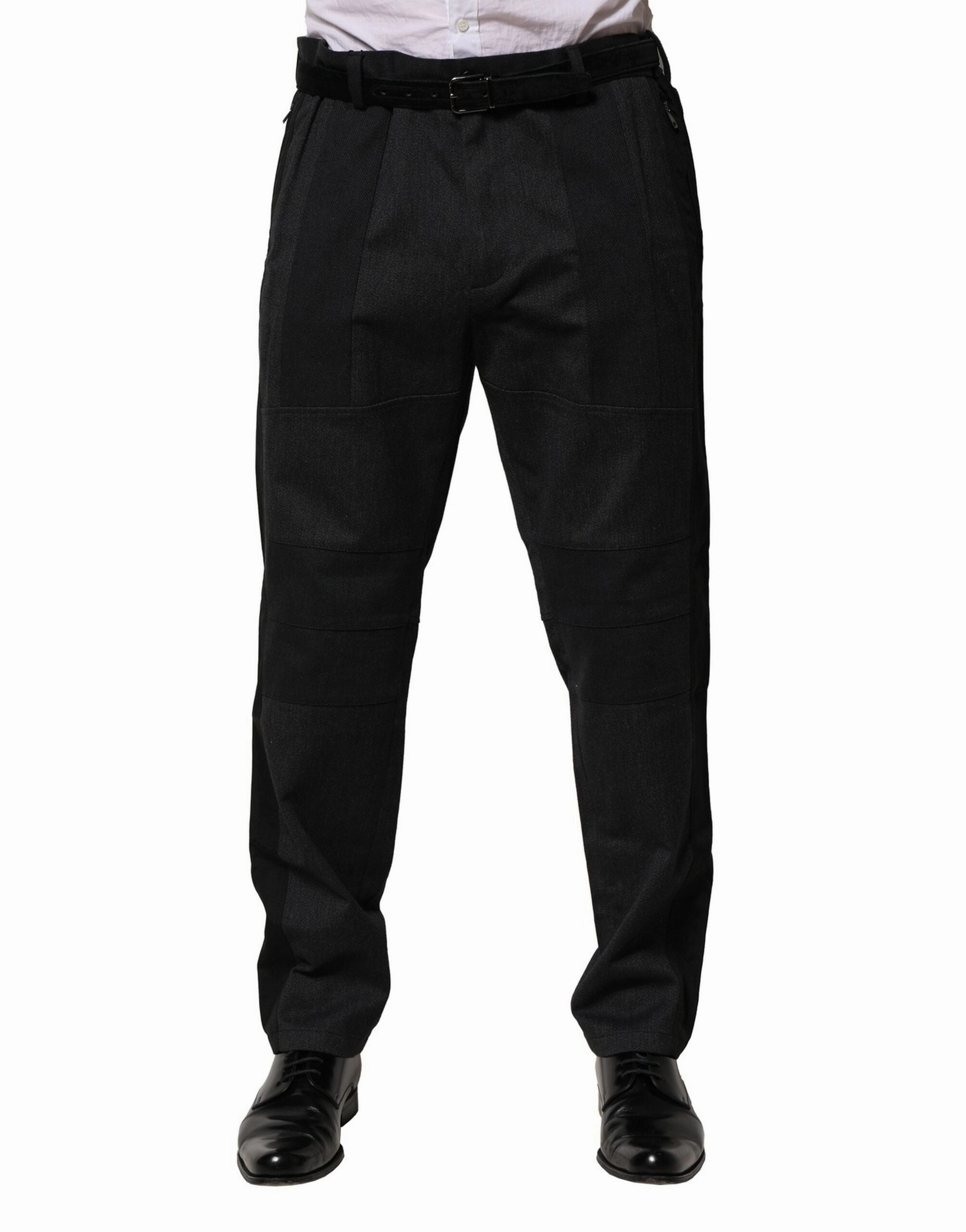 Dolce & Gabbana Cotton Dress Slim Formal Men's Pants