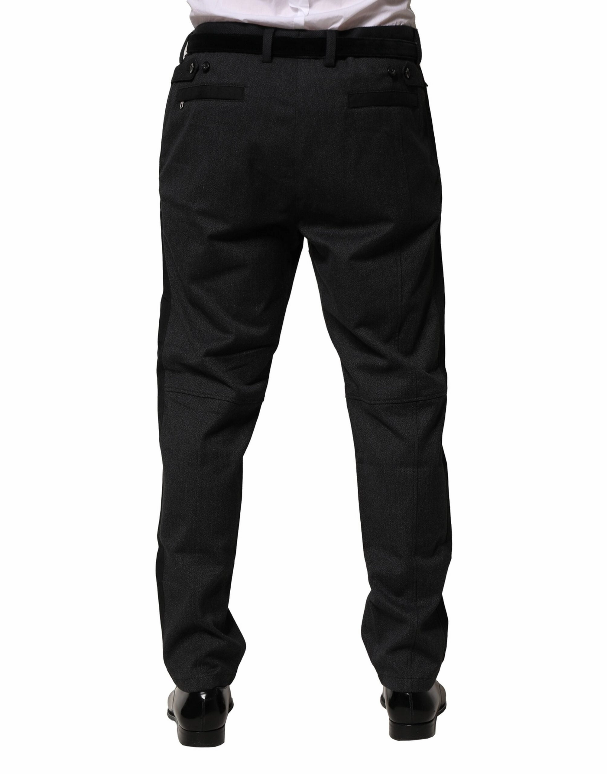 Dolce & Gabbana Cotton Dress Slim Formal Men's Pants