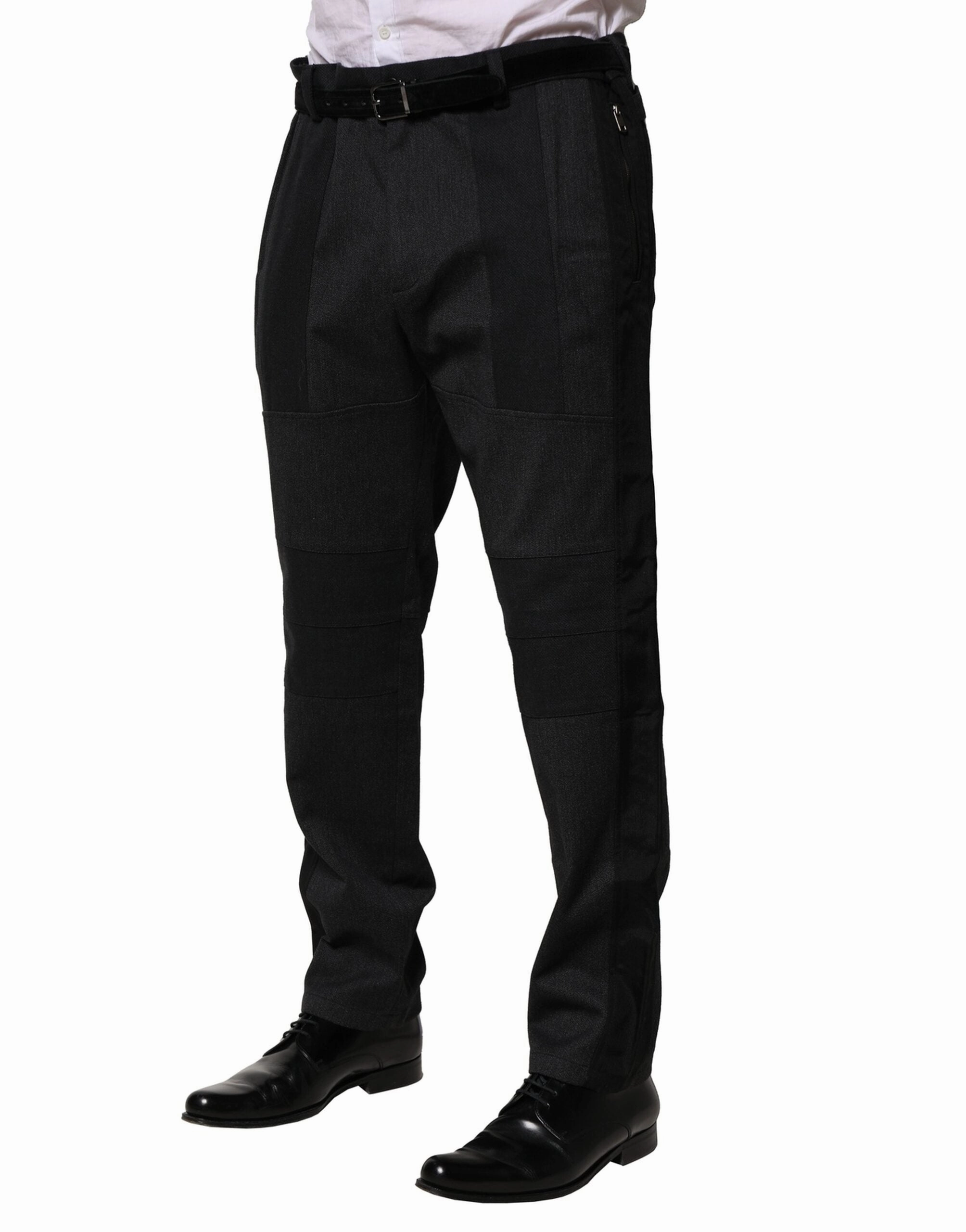 Dolce & Gabbana Cotton Dress Slim Formal Men's Pants