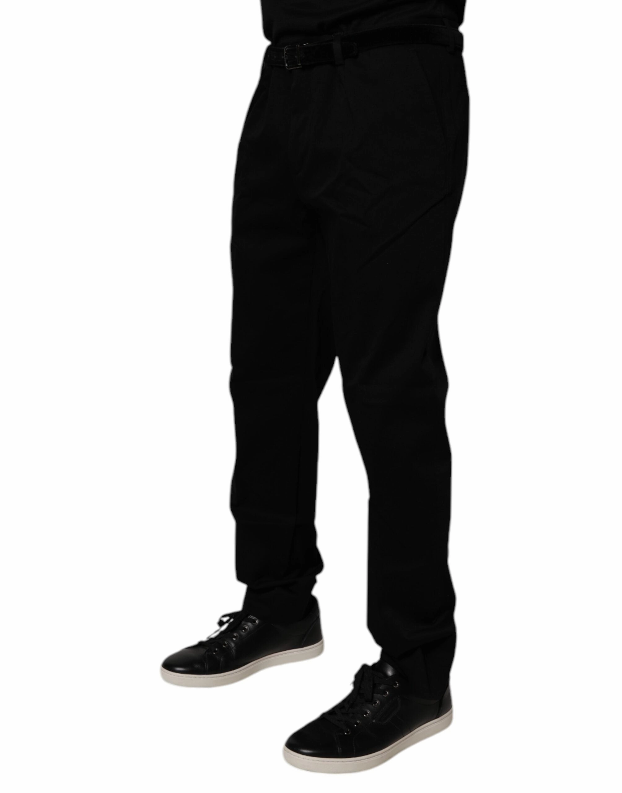 Dolce & Gabbana Cotton Men Skinny Dress Formal Men's Pants