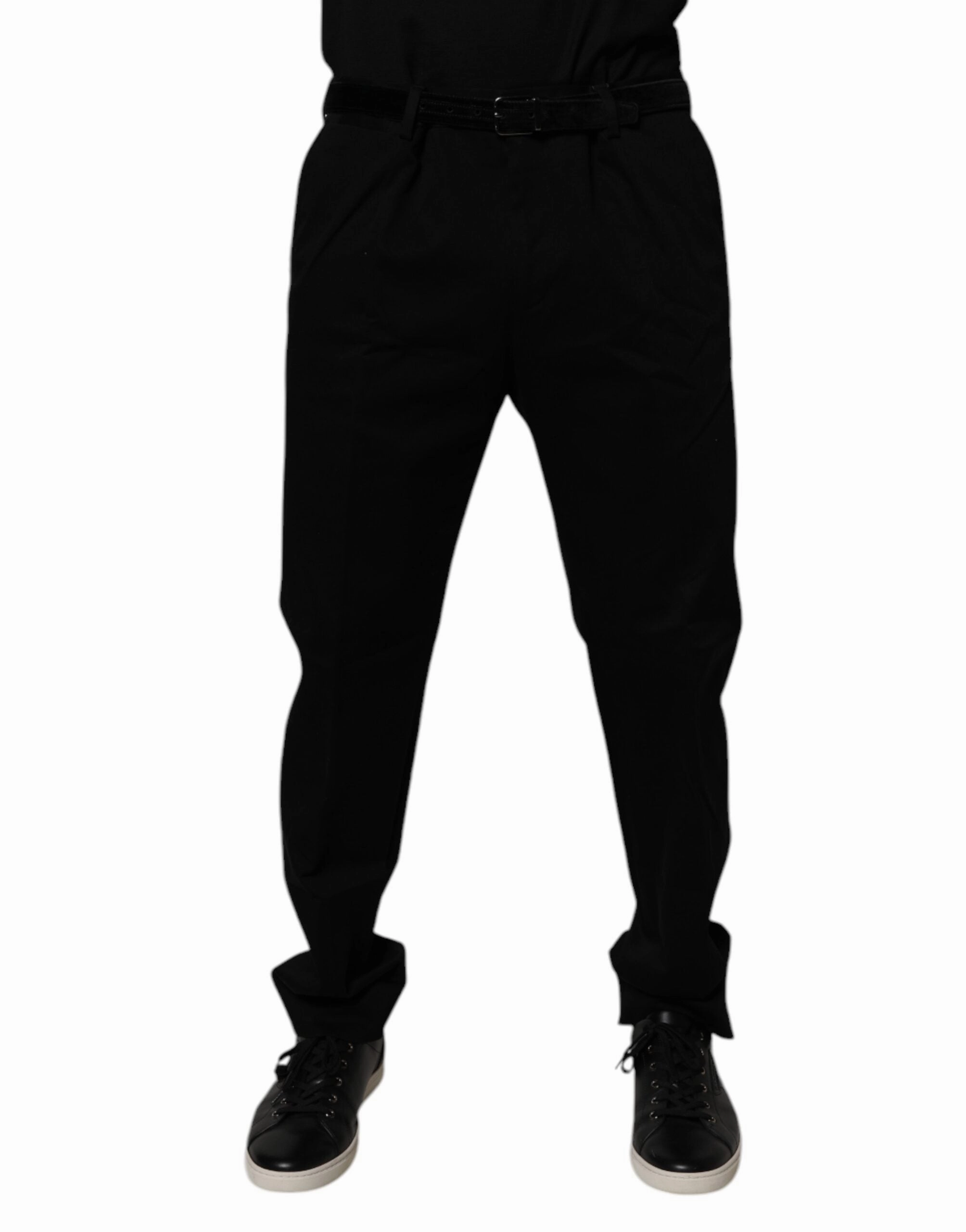 Dolce & Gabbana Cotton Men Skinny Dress Formal Men's Pants