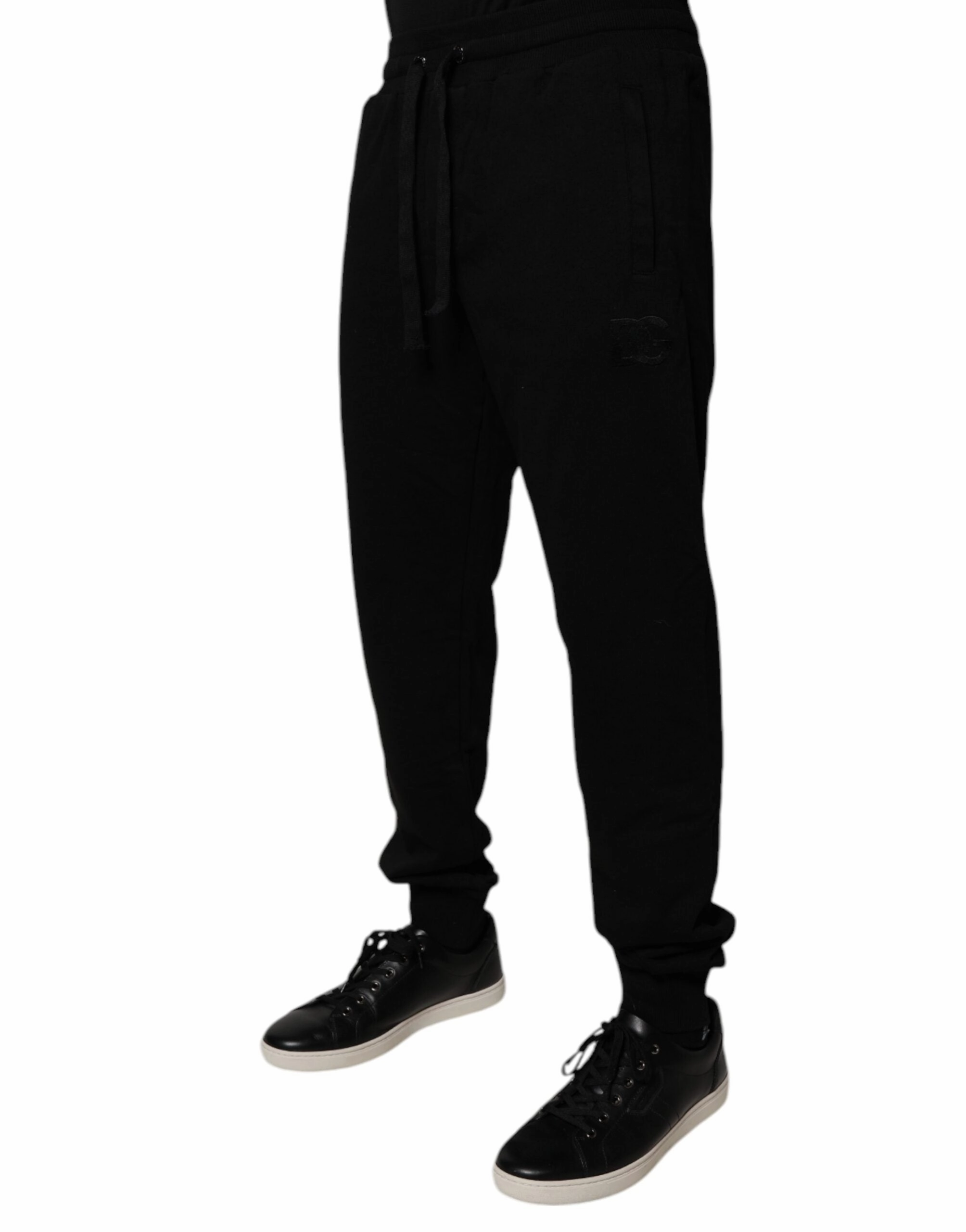 Dolce & Gabbana Cotton Mid Waist Jogger SweatMen's Men's Pants