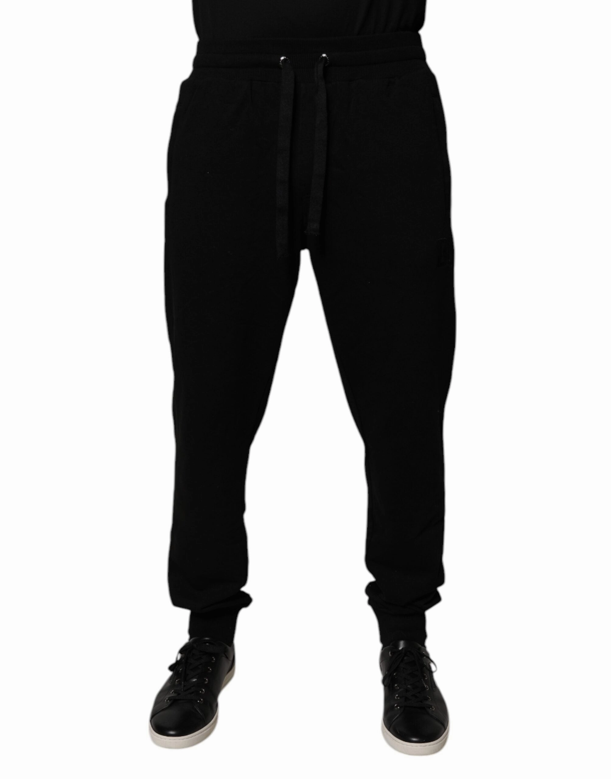 Dolce & Gabbana Cotton Mid Waist Jogger SweatMen's Men's Pants