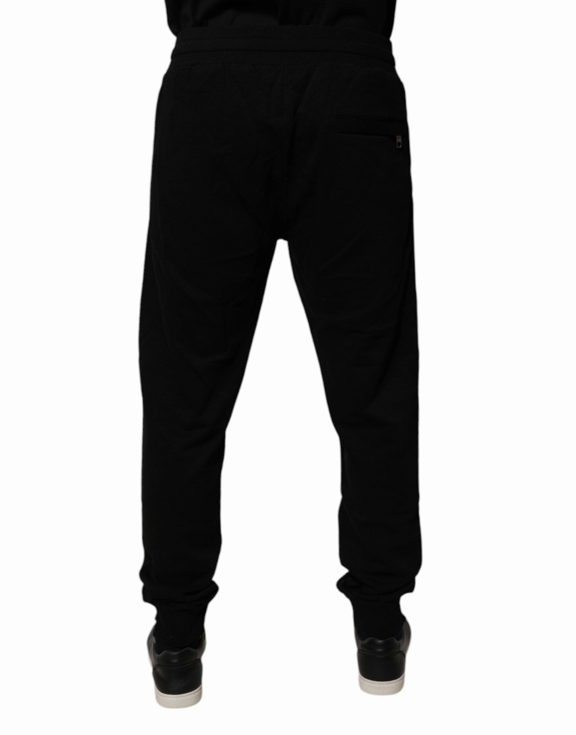 Dolce & Gabbana Cotton Mid Waist Jogger SweatMen's Men's Pants
