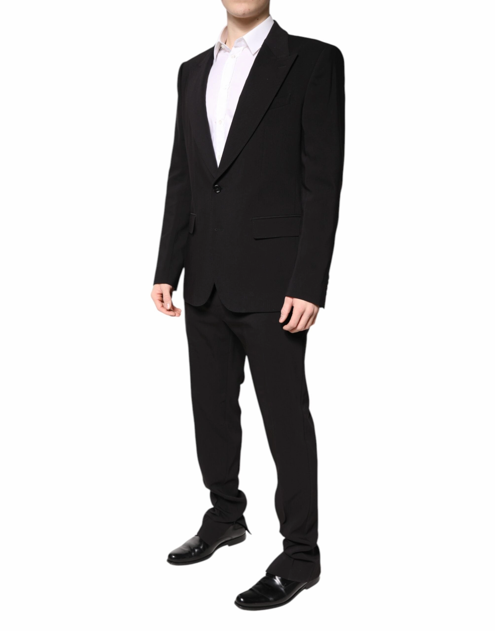 Dolce & Gabbana Cotton Single Breasted 2 Piece Men's Suit (Pre-Owned)