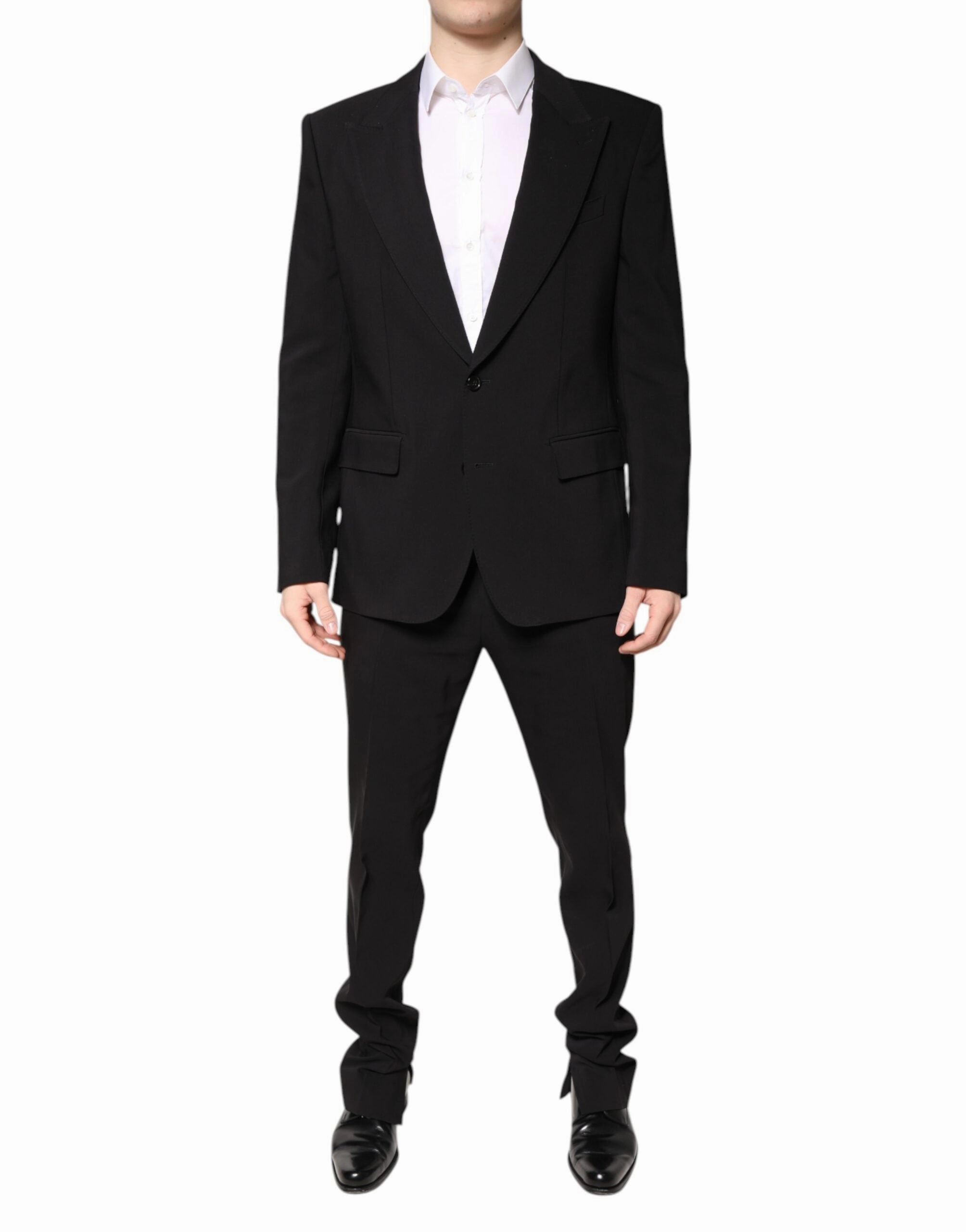 Dolce & Gabbana Cotton Single Breasted 2 Piece Men's Suit (Pre-Owned)