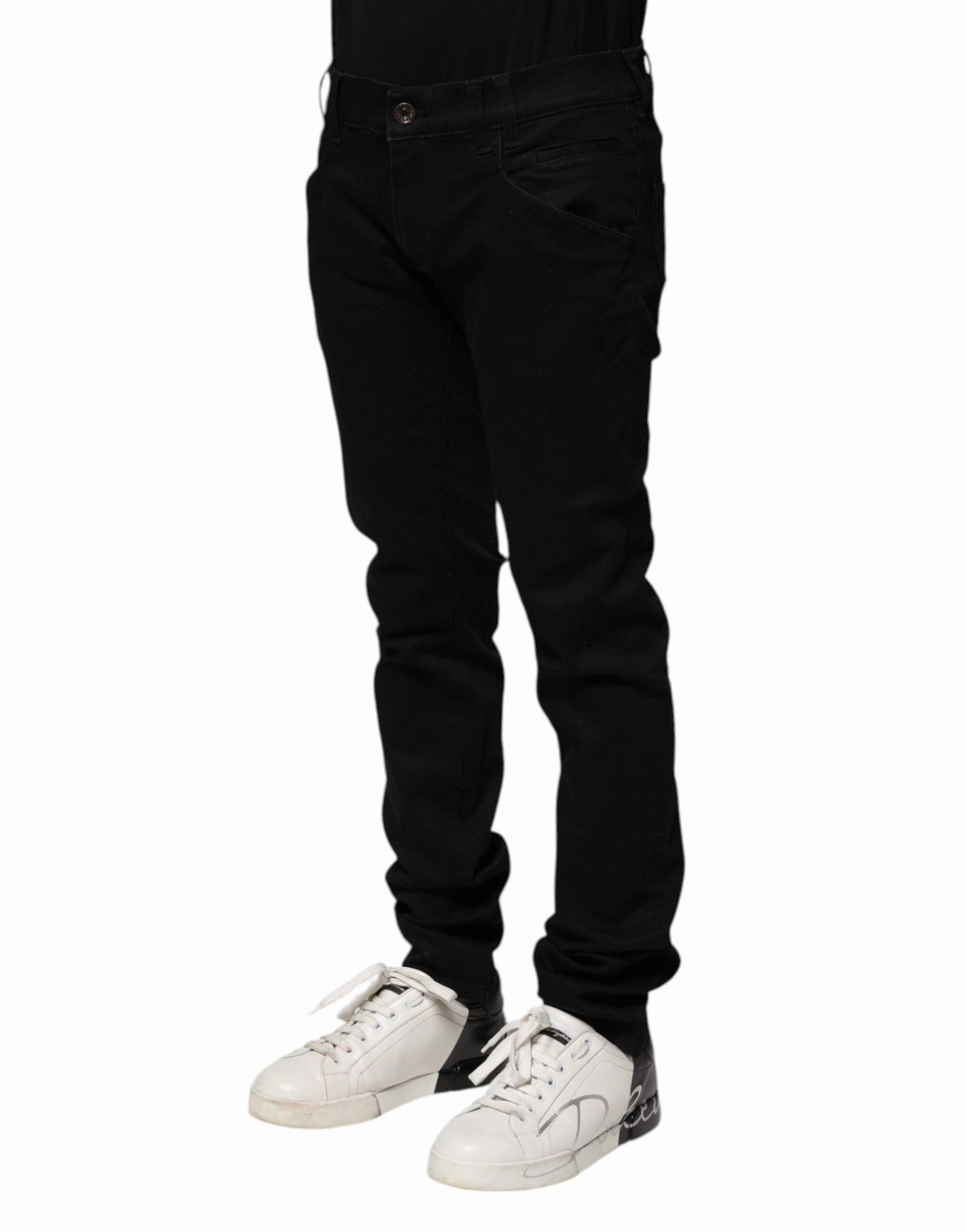 Dolce & Gabbana Cotton Skinny Men blue Men's Jeans