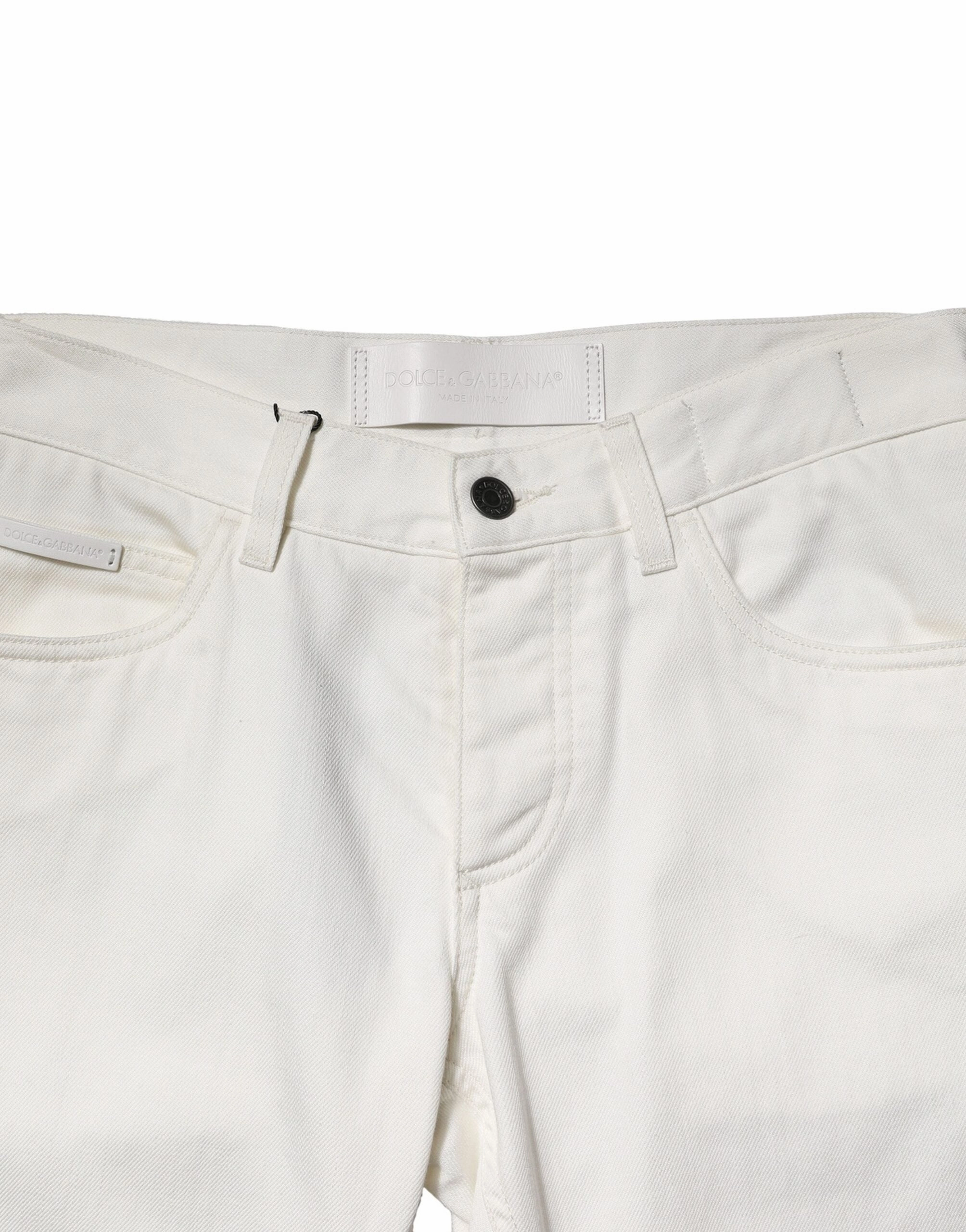 Dolce & Gabbana Cotton Skinny Men blue Men's Jeans (Pre-Owned)