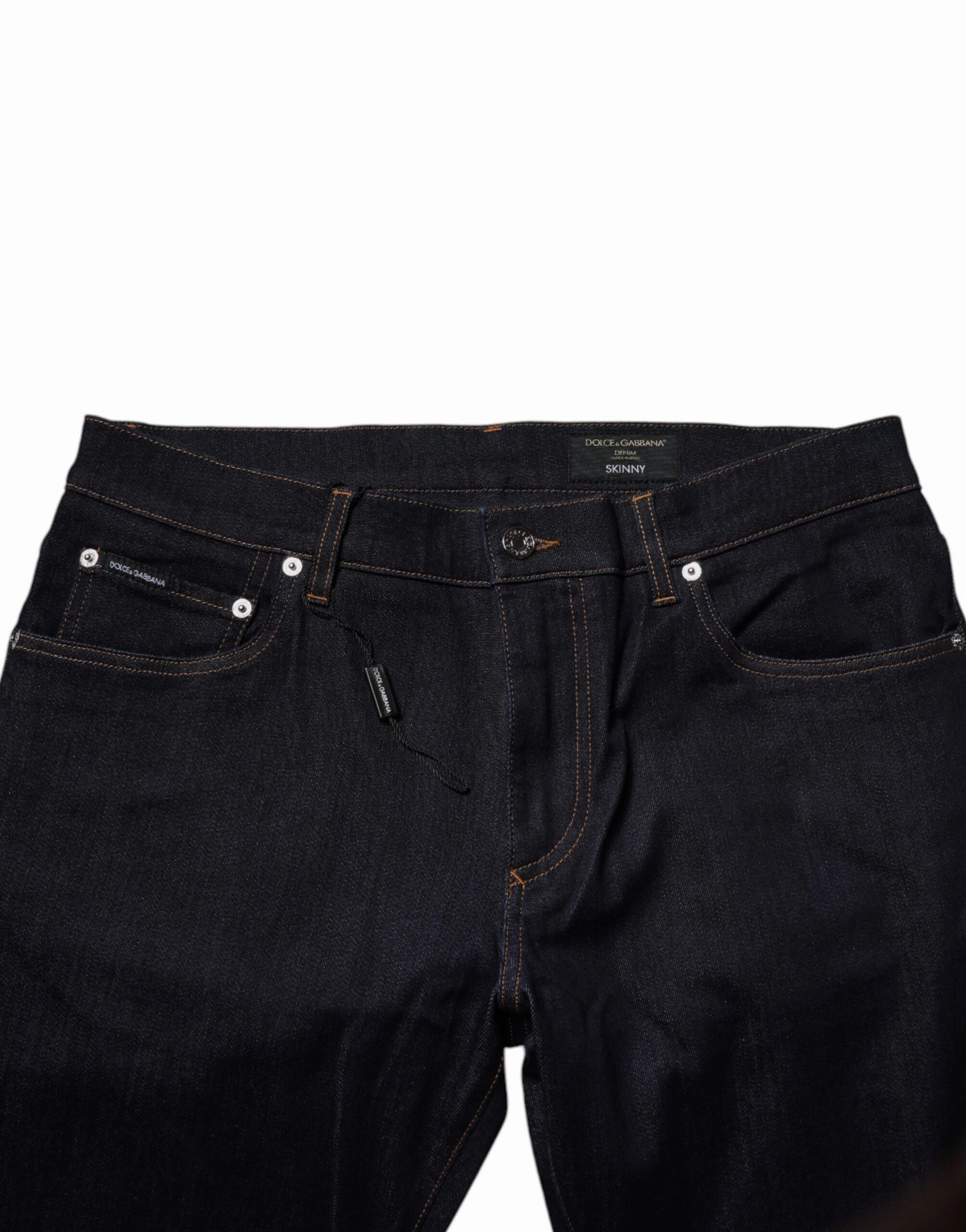 Dolce & Gabbana Cotton Stretch Men Skinny blue Men's Jeans