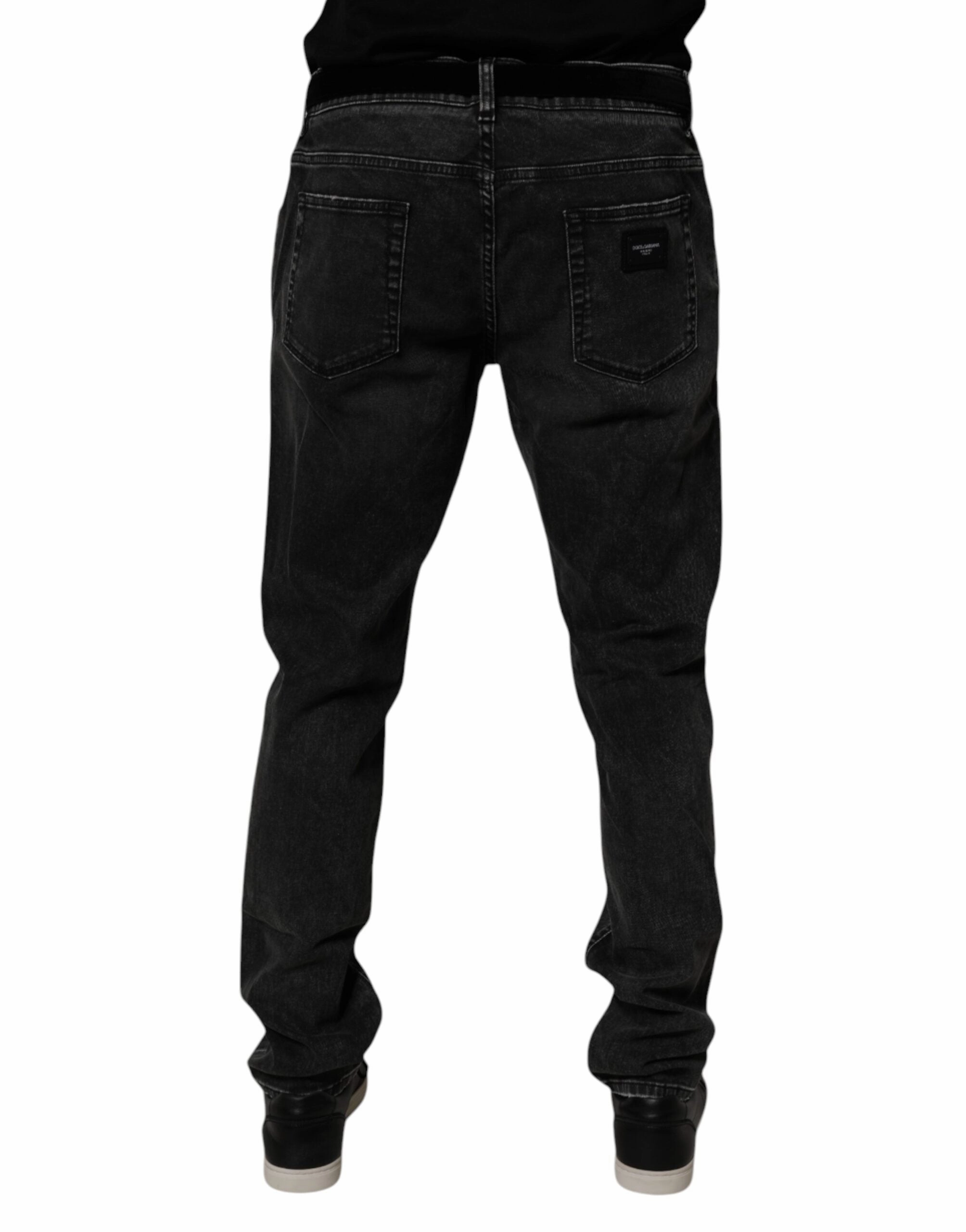 Dolce & Gabbana Cotton Stretch Men Skinny blue Men's Jeans (Pre-Owned)