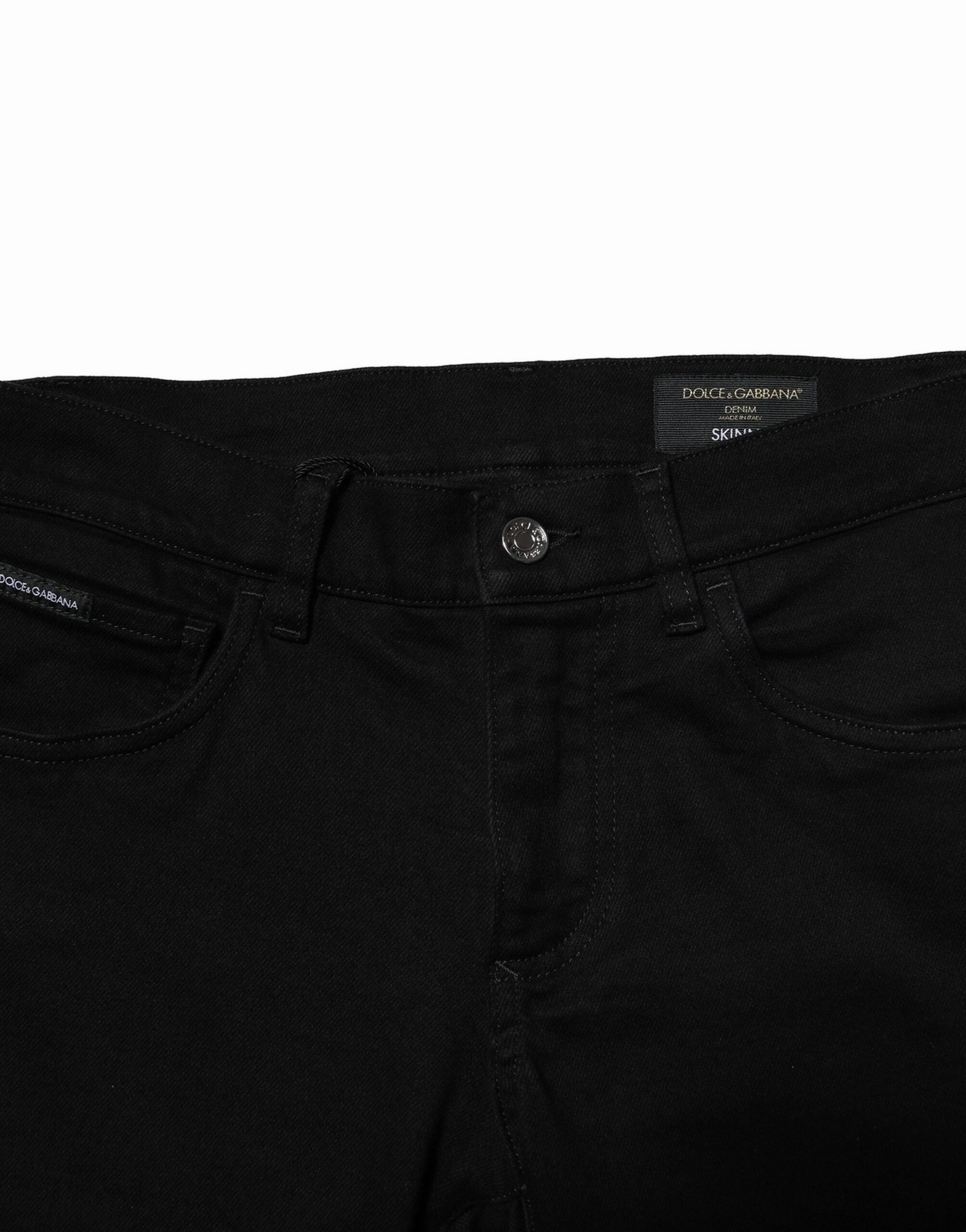 Dolce & Gabbana Cotton Stretch Skinny Men blue Men's Jeans