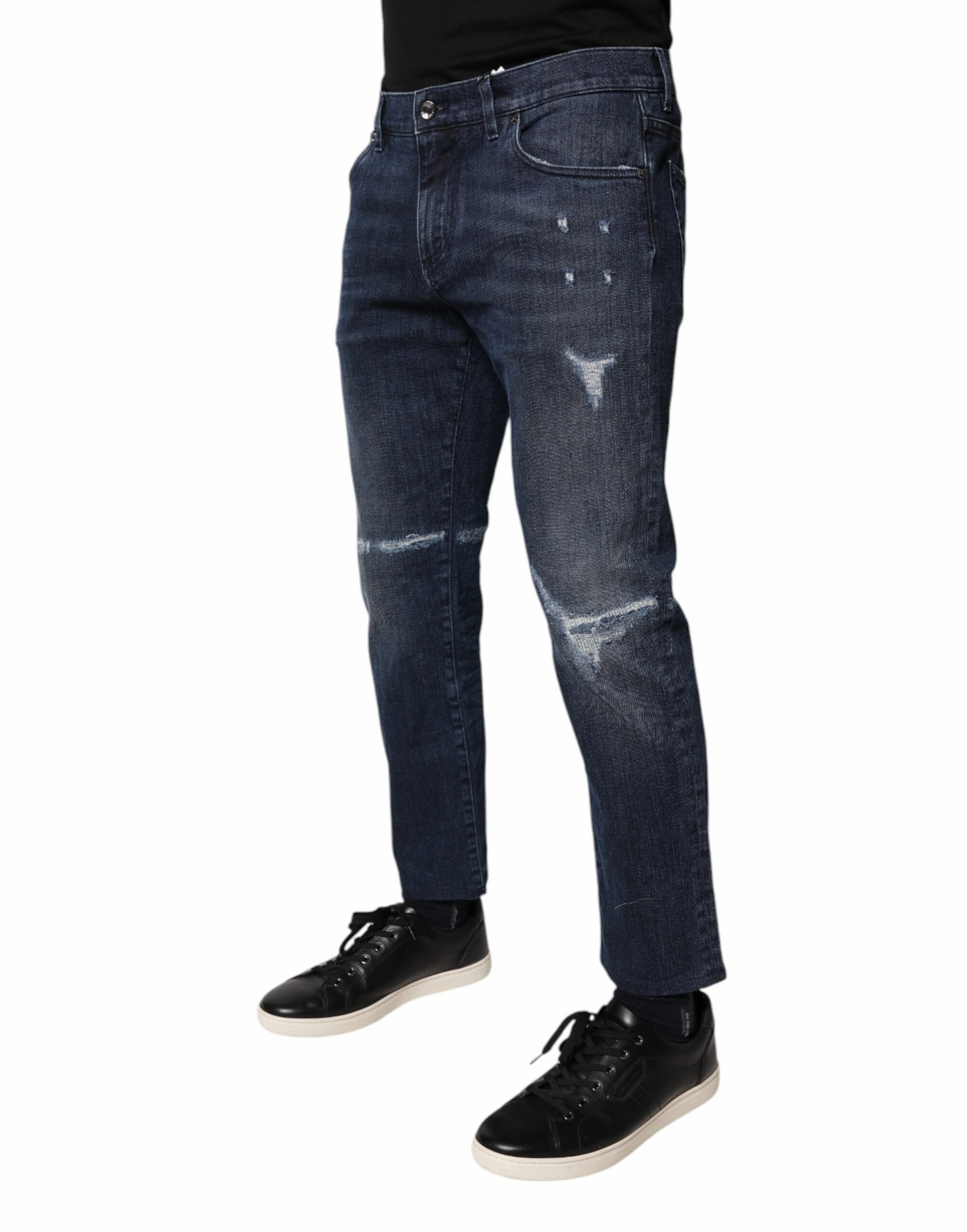 Dolce & Gabbana Cotton Stretch Skinny Men Men's Jeans