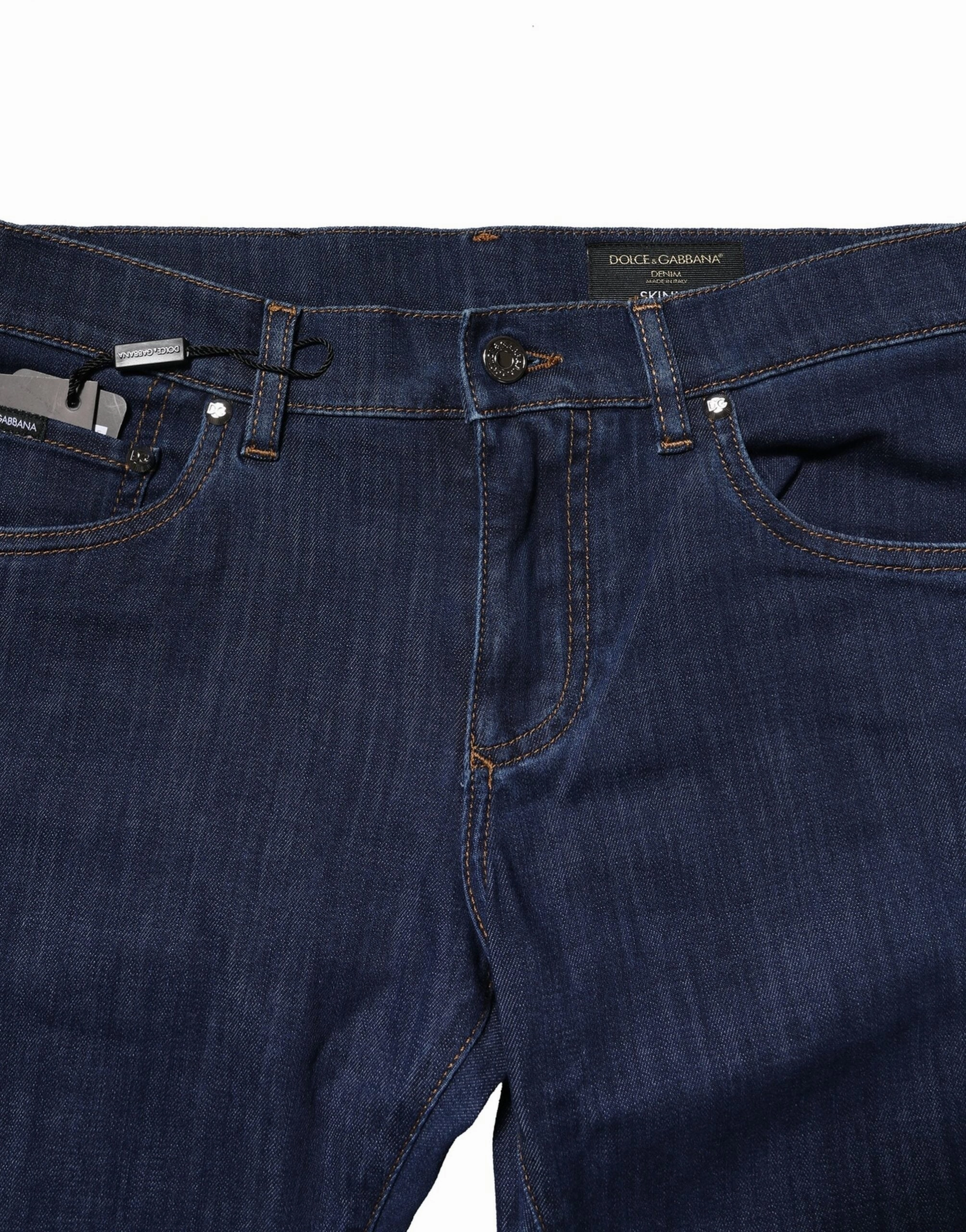 Dolce & Gabbana Cotton Stretch Skinny Men Men's Jeans