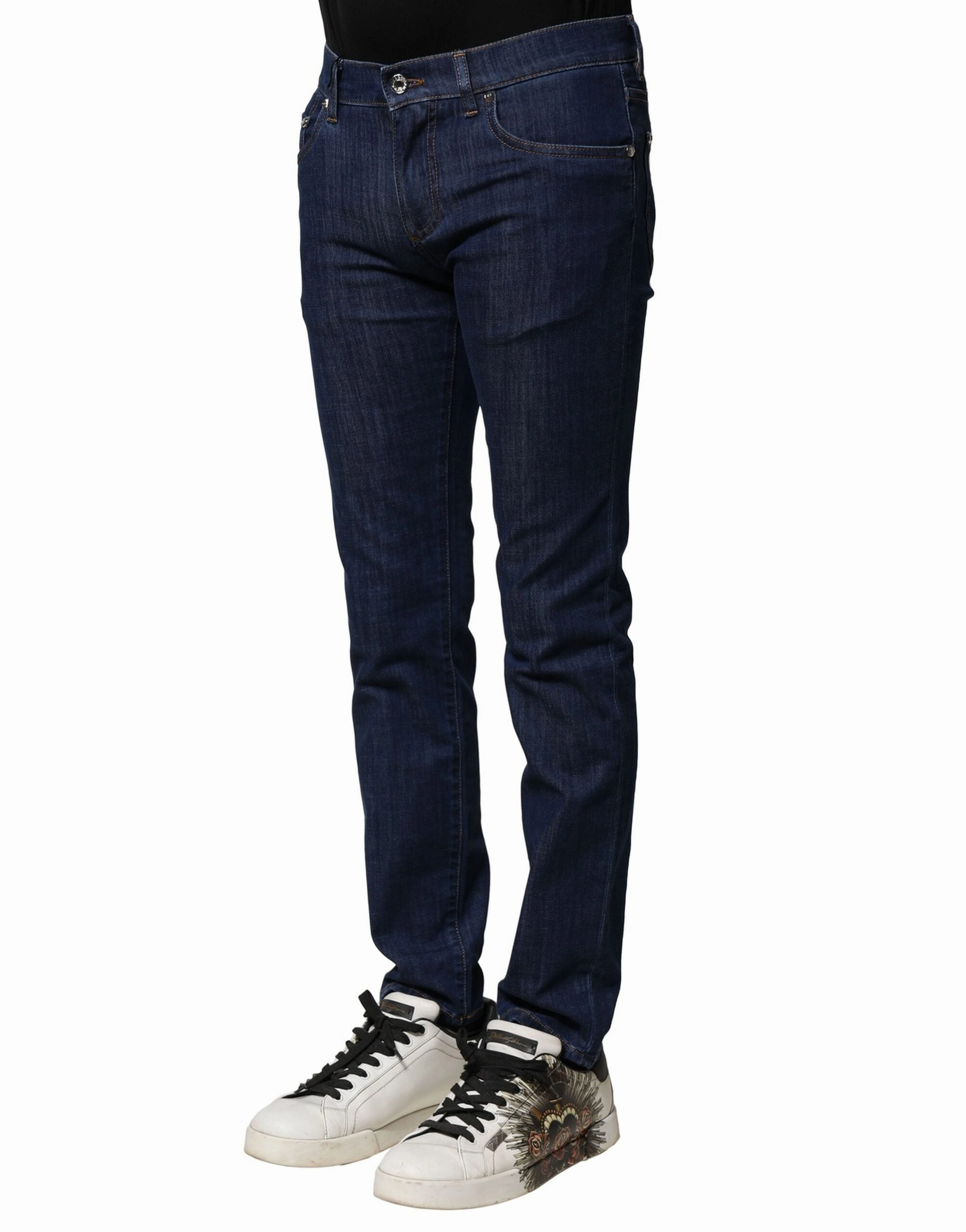 Dolce & Gabbana Cotton Stretch Skinny Men Men's Jeans